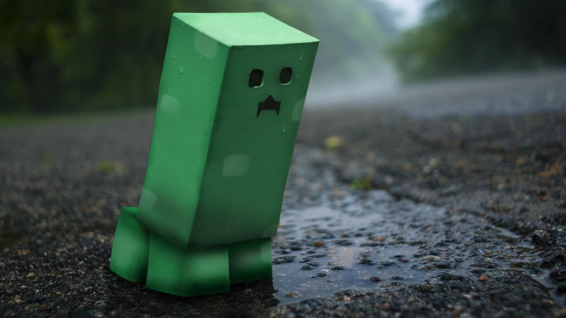 1920x1080 Cute Creeper Wallpaper