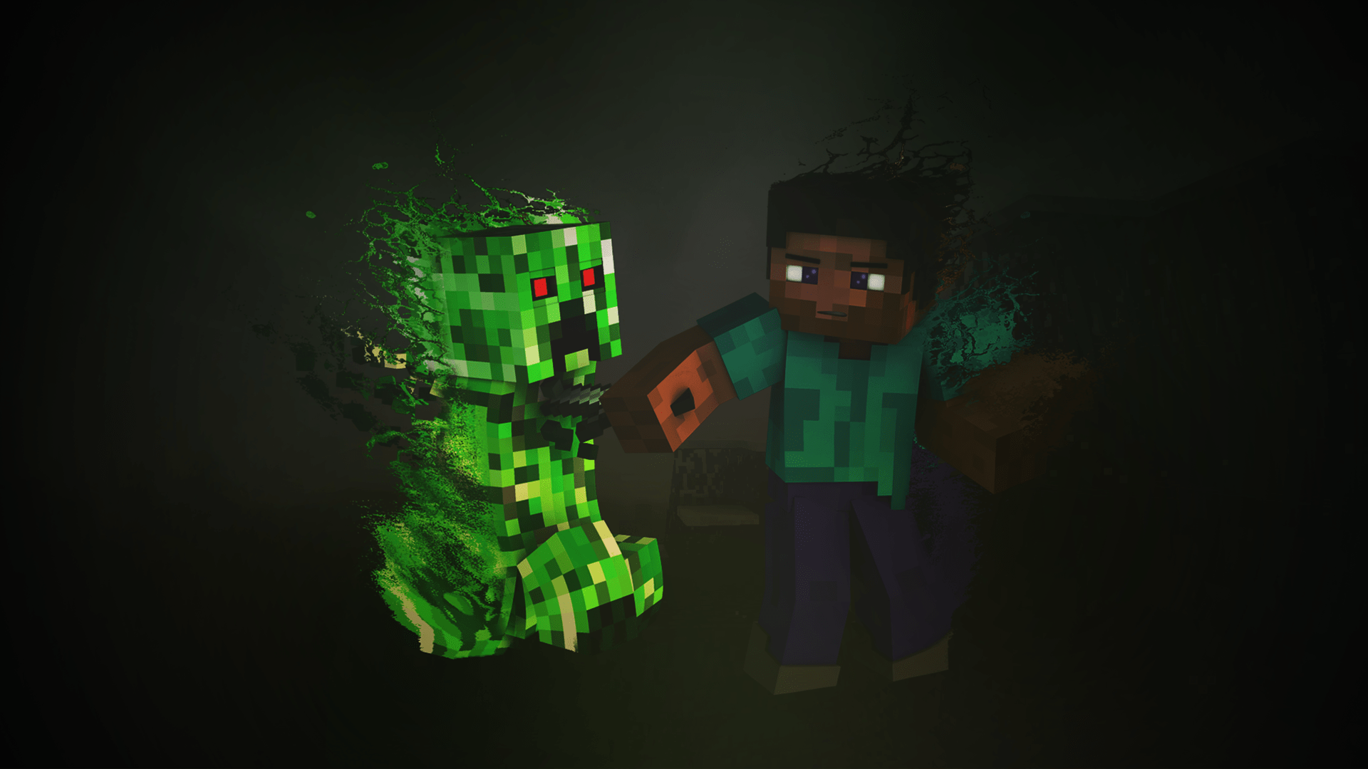 1920x1080 Minecraft Creeper Apple iPhone, iPod Touch, Galaxy Ace
