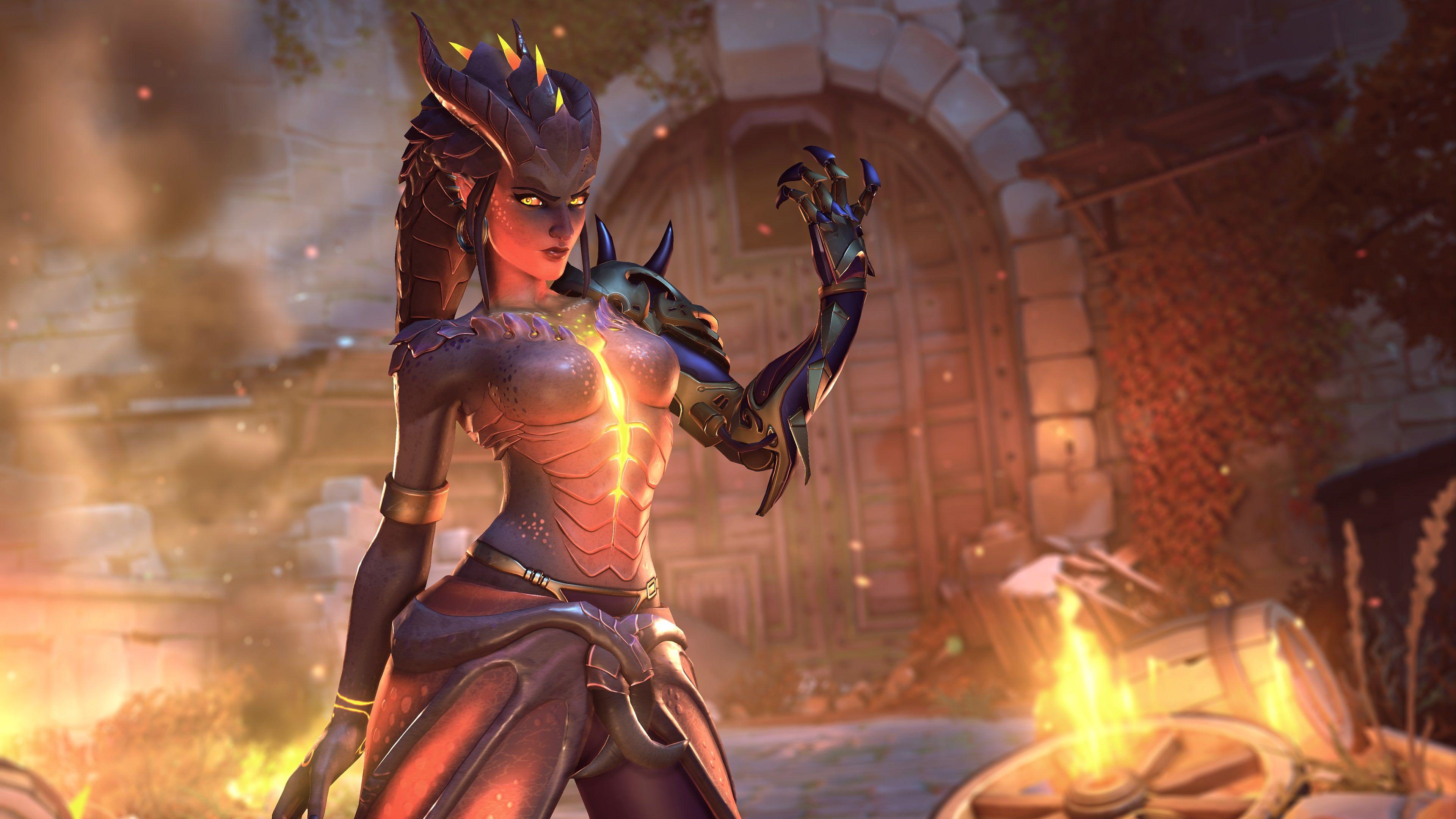3840x2160 Halloween Mercy Overwatch 4k Wallpaper and Free Stock