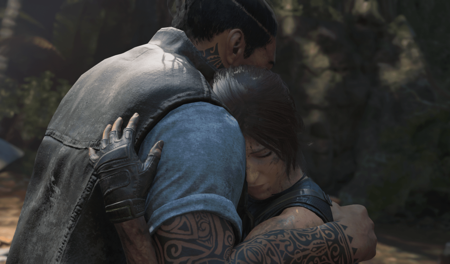 1532x900 Download 1532x900 Lara Croft, Shadow Of The Romb Raider, Hug