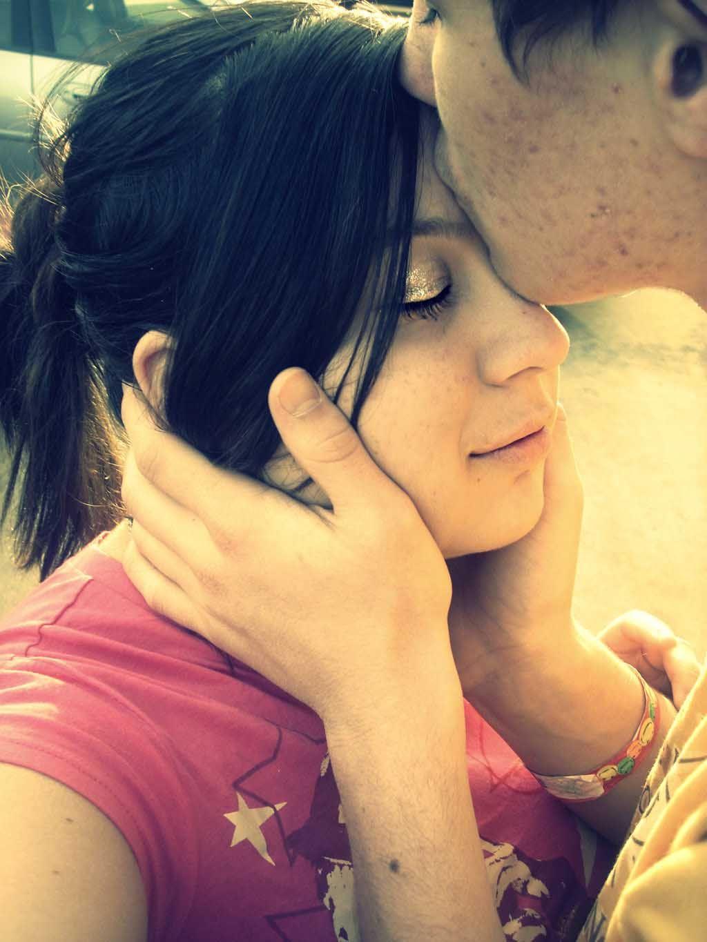 1024x1365 Lovers Kiss Wallpaper Kiss On Forehead, HD
