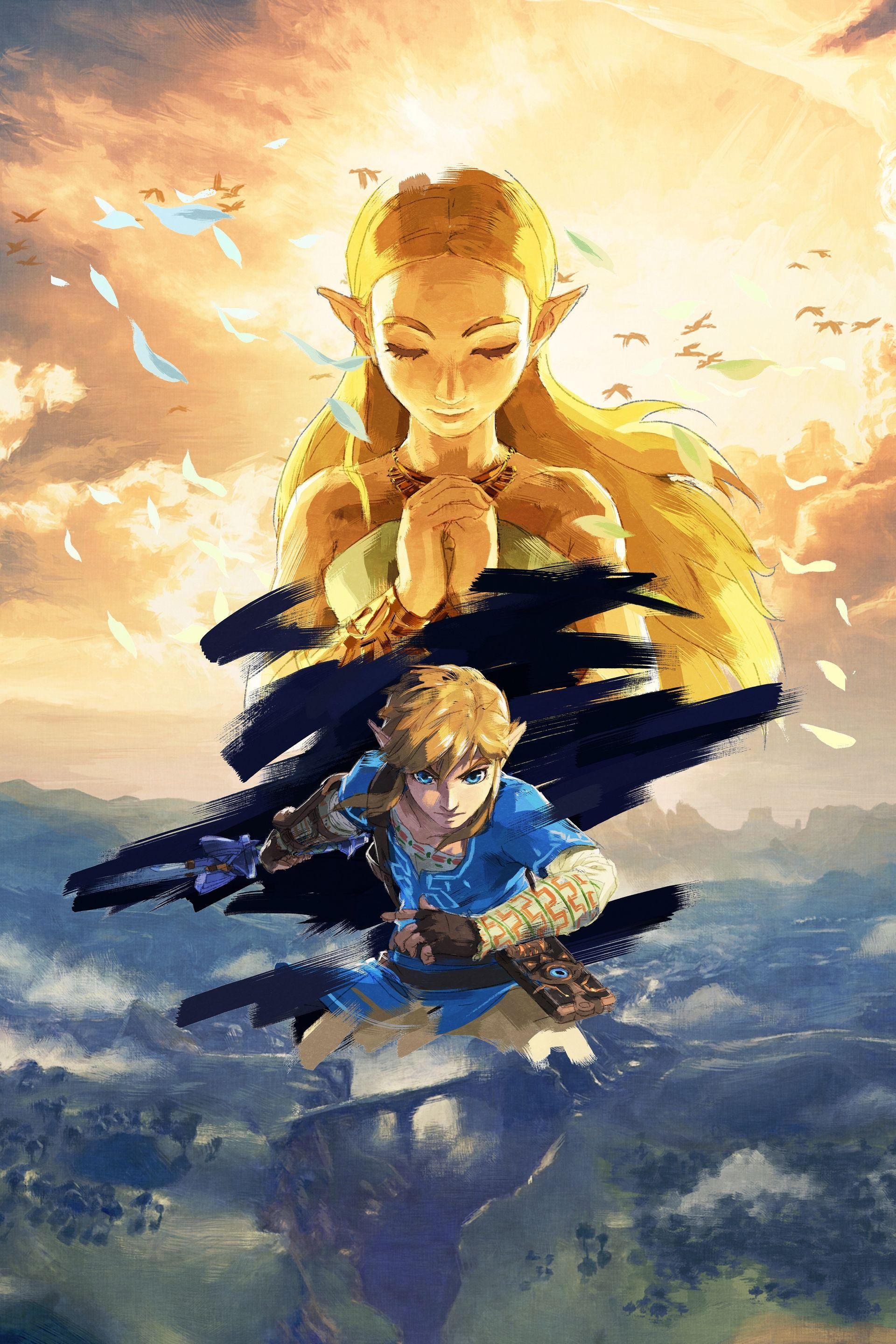 1920x2880 The Legend Of Zelda Breath Of The Wild Wallpaper