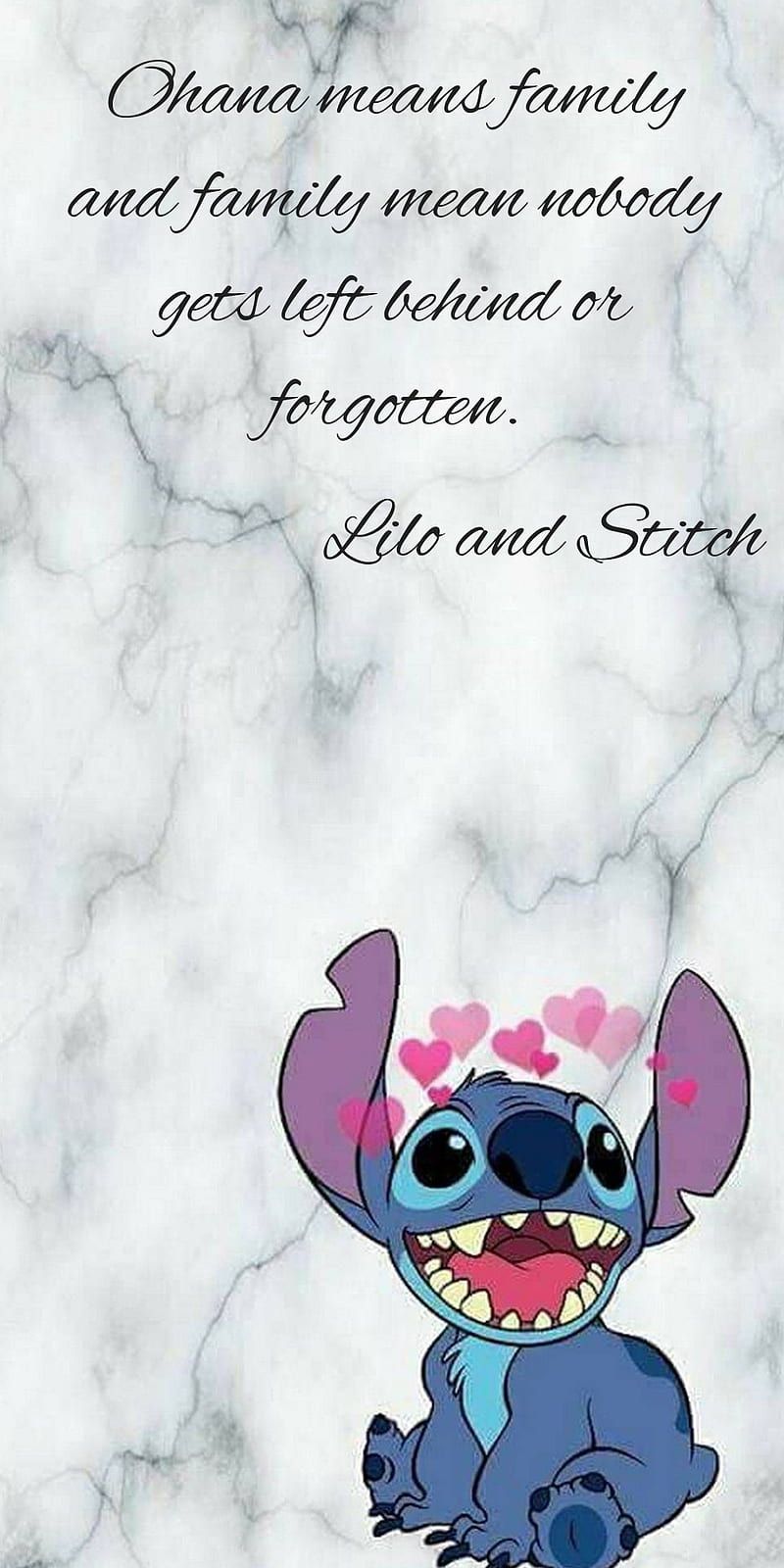 800x1600 HD stitch ohana wallpaper