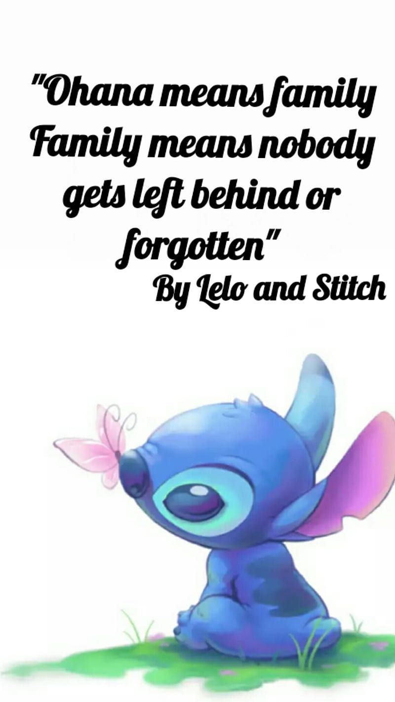 800x1422 Ohana, family, stitch, HD phone