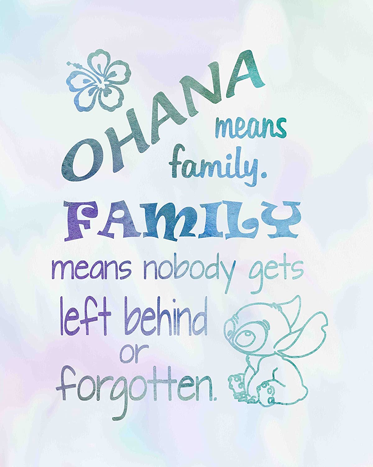 1200x1500 Ohana Means Family Wallpaper