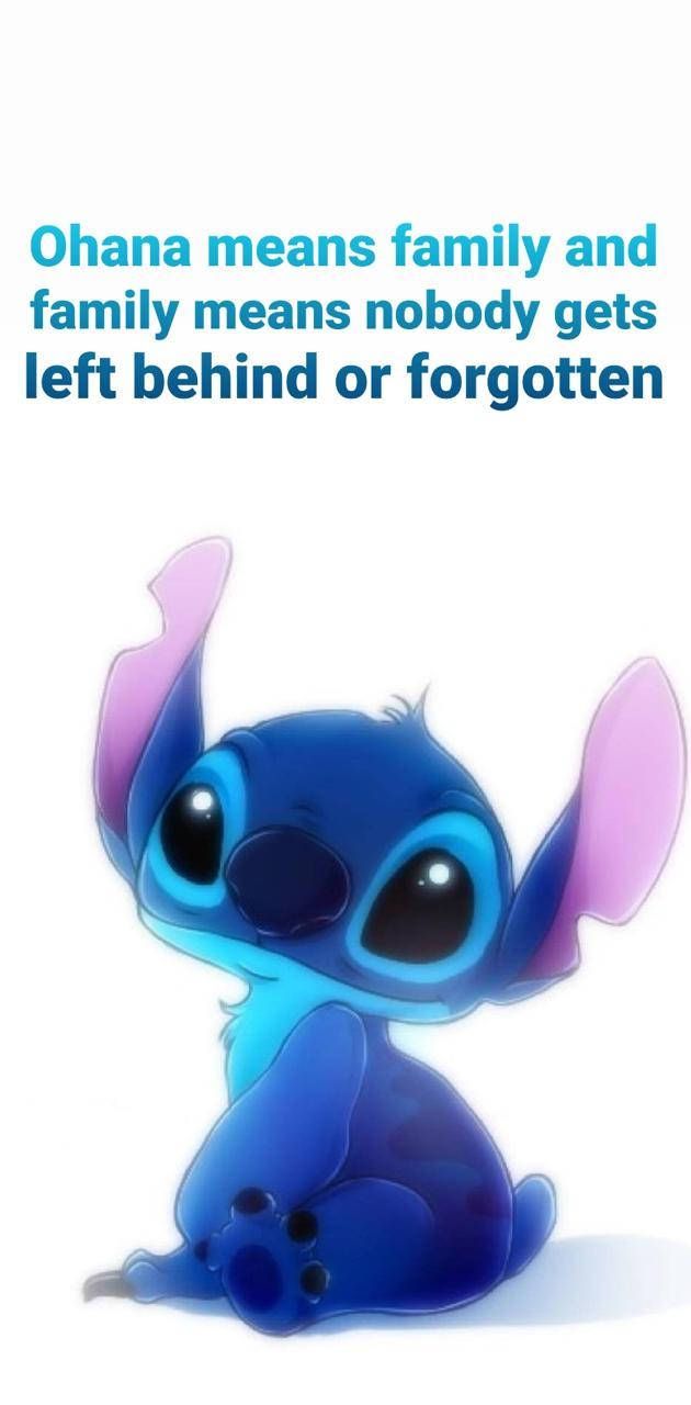 630x1280 Stitch Ohana Quote Wallpaper