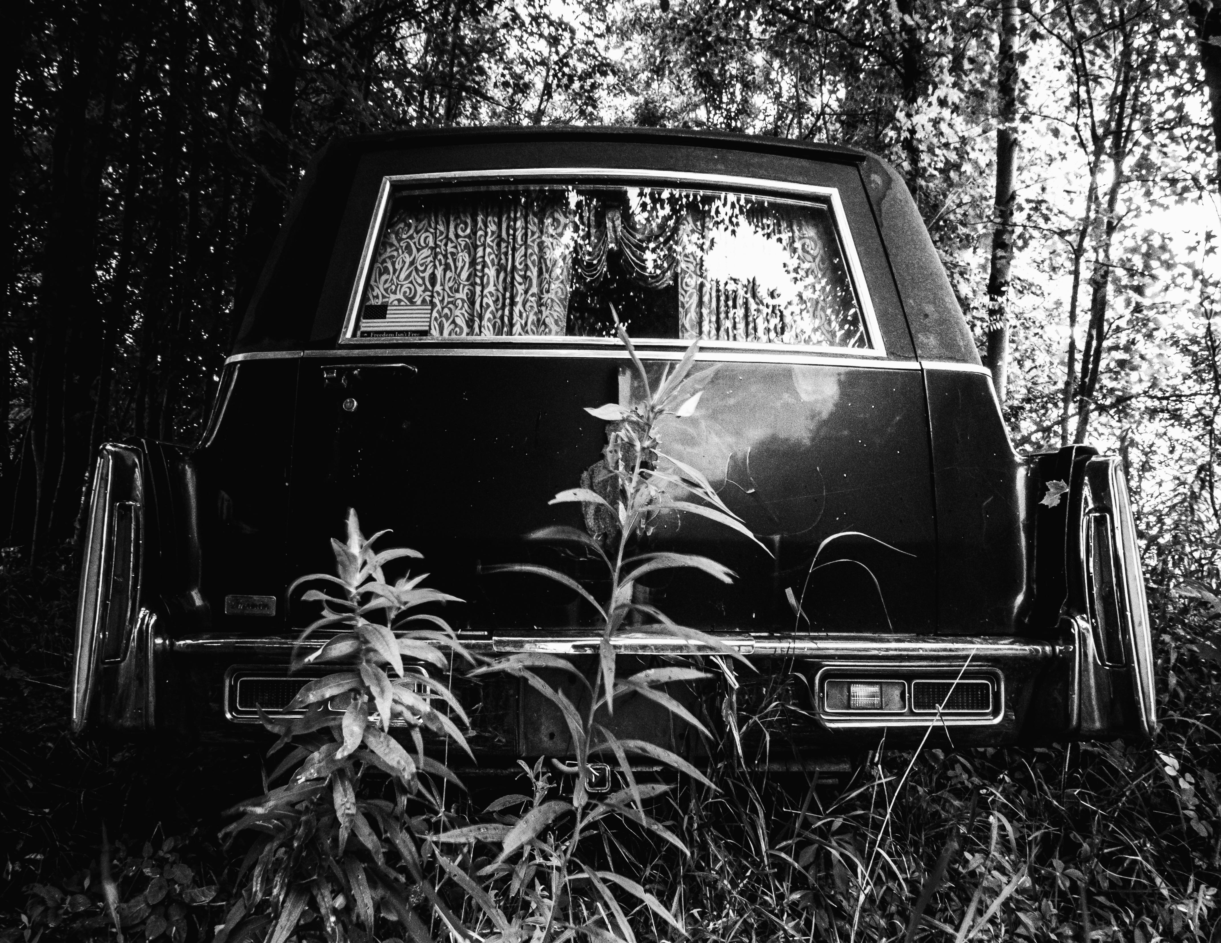 4284x3310 A really sick 70's Cadillac hearse I