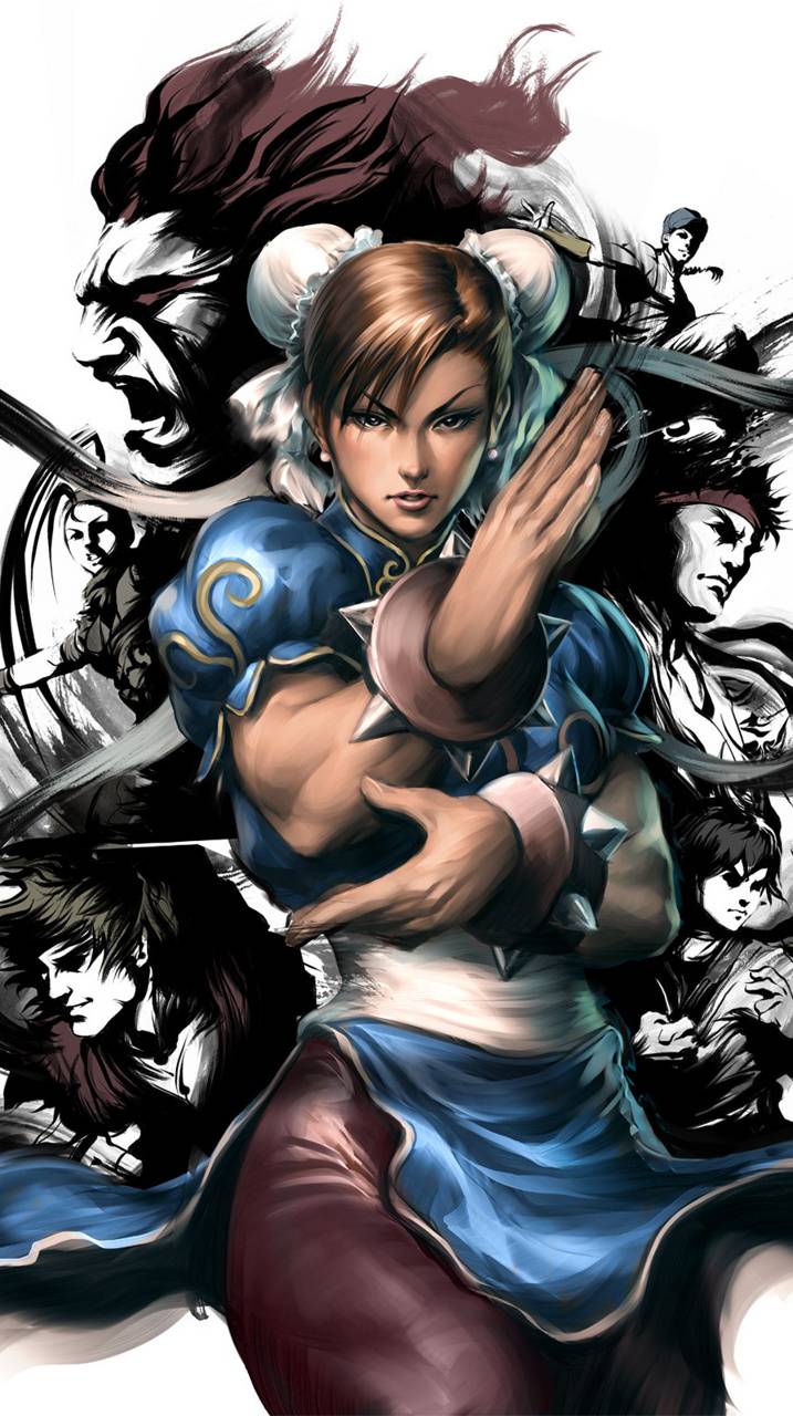717x1280 Chun Li wallpaper