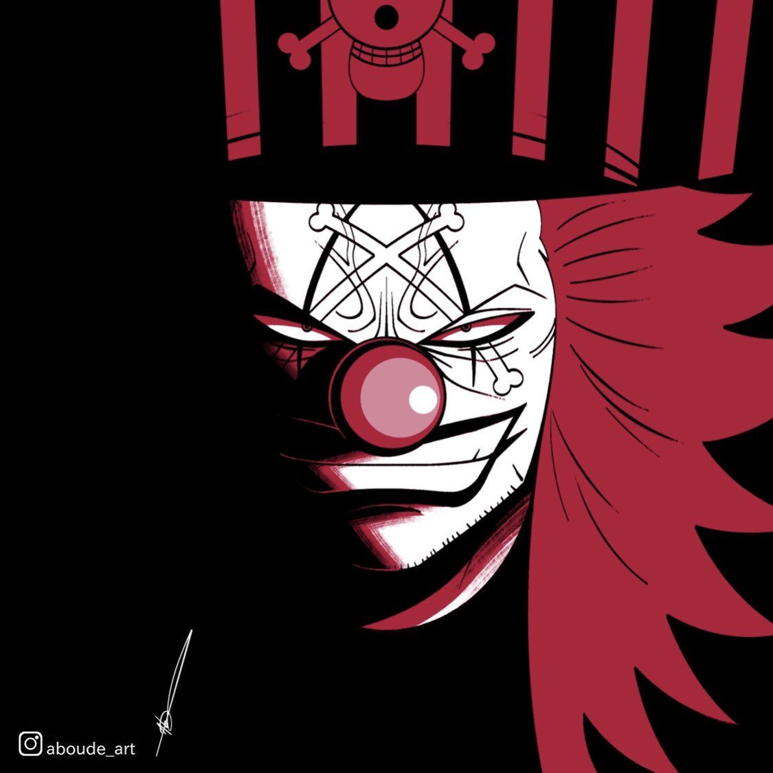 1125x1125 Aboude Art on X: Buggy D. Clown