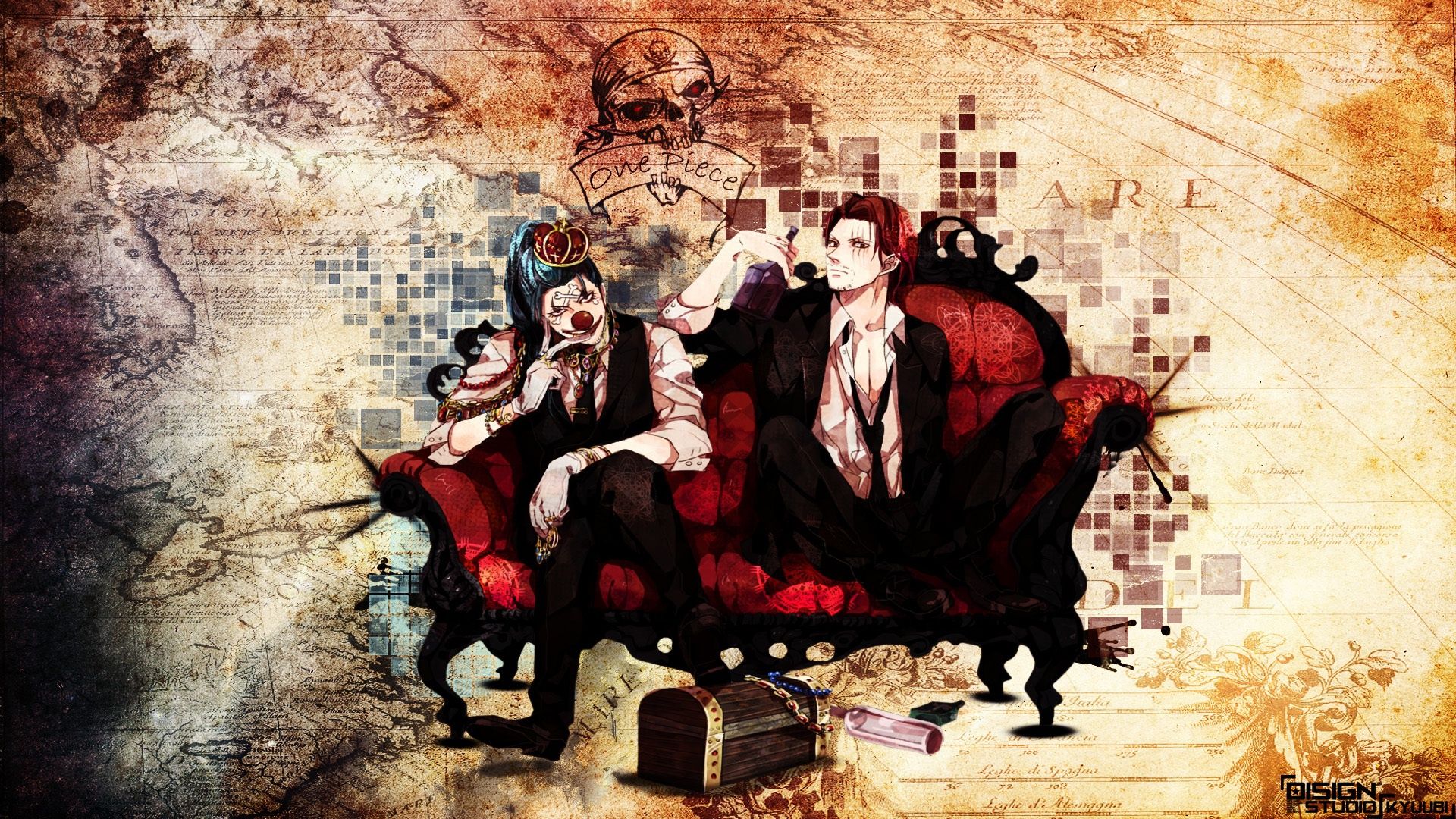 1920x1080 Wallpaper one piece, one piece, shanks