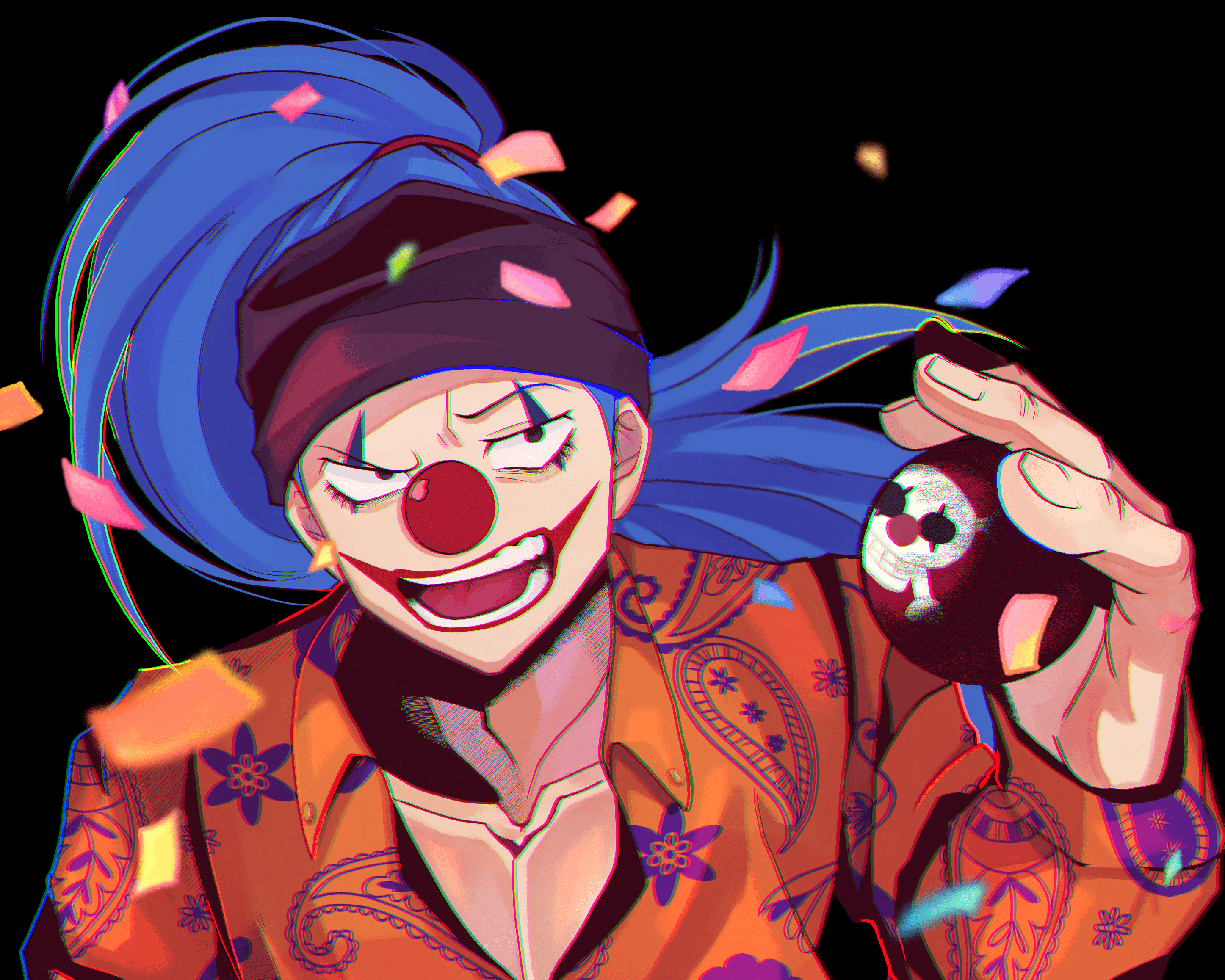 2893x2315 Download Buggy (One Piece) Anime One