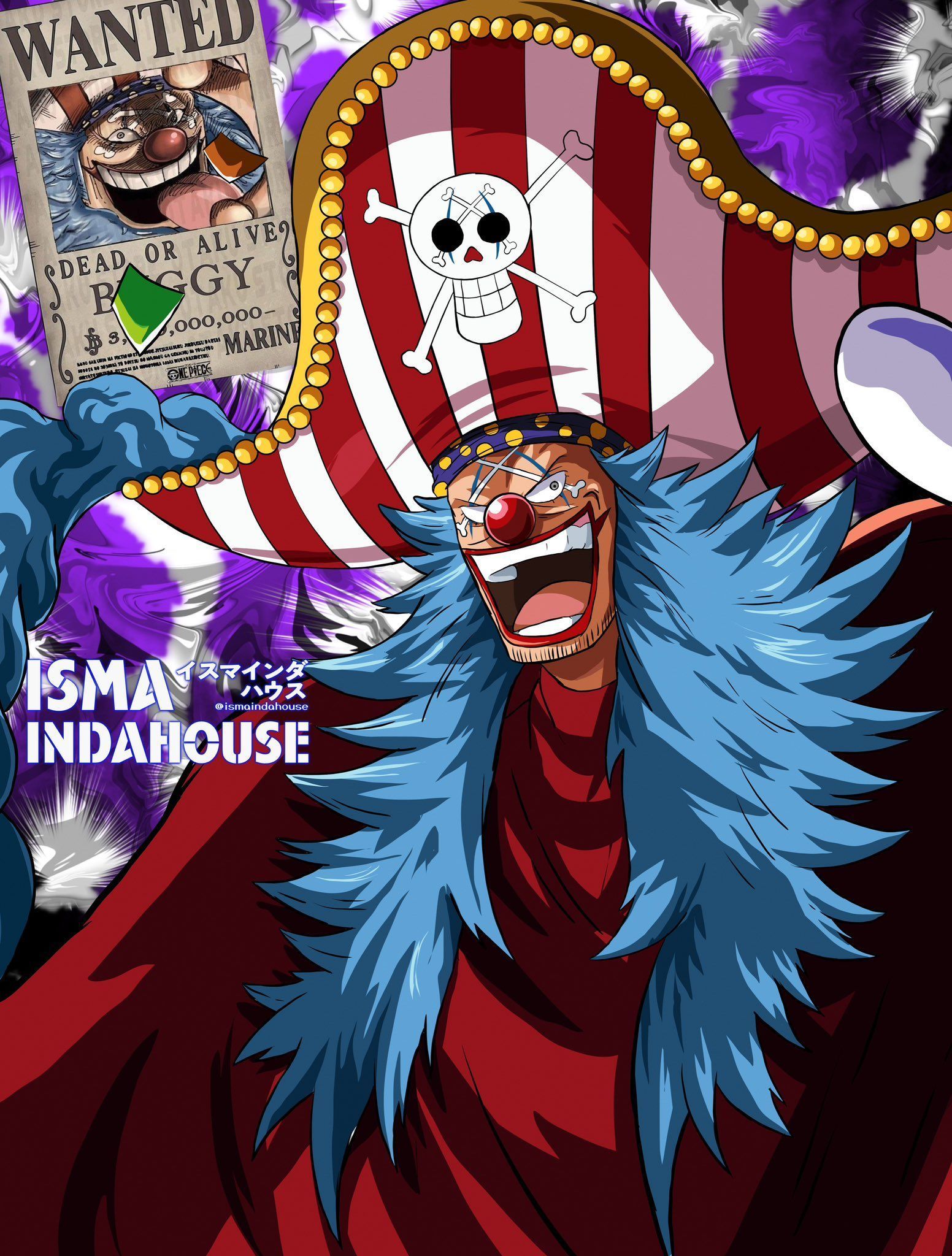 1552x2048 The Yonkou Buggy The Clown