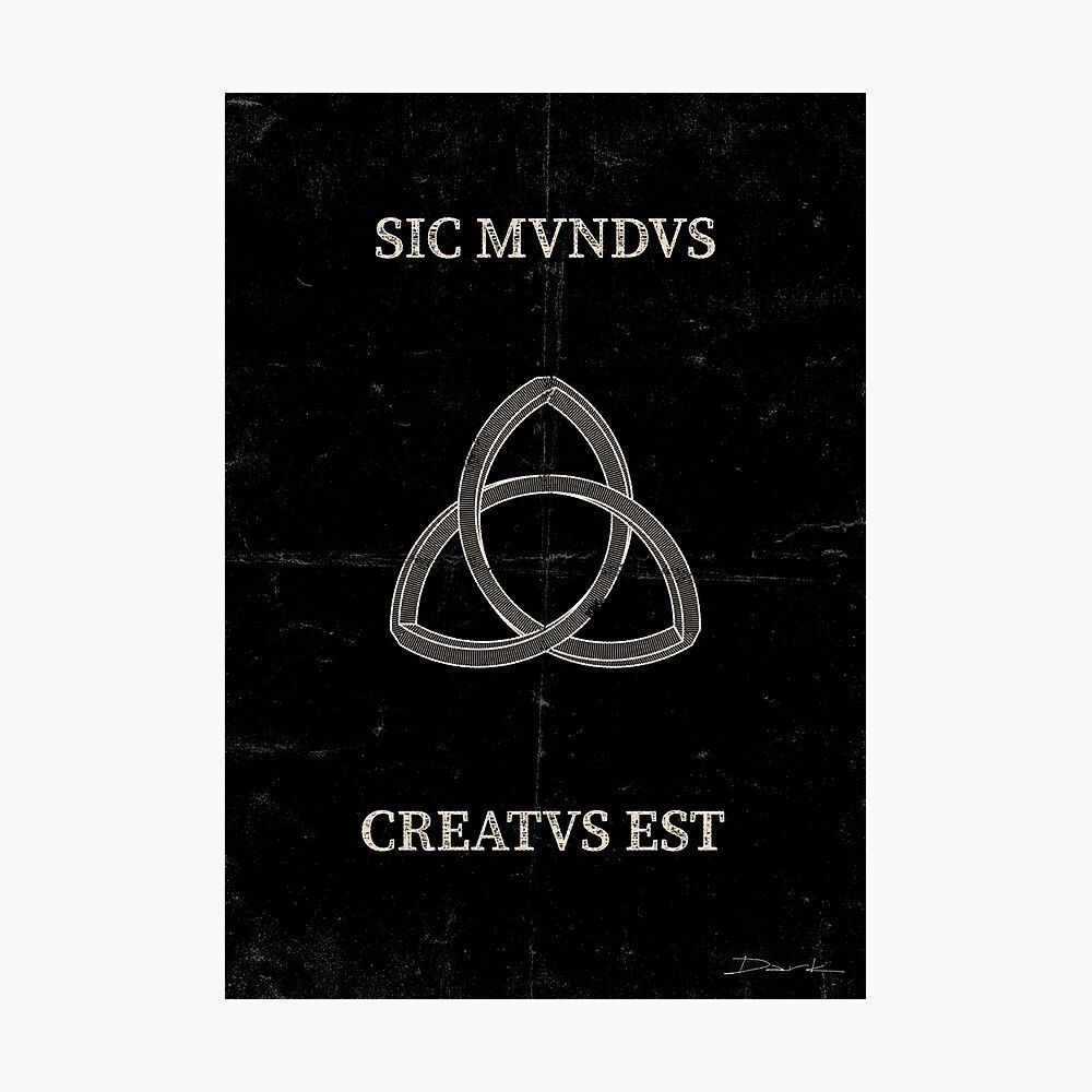 1000x1000 Netflix Dark Sic Mundus Poster Poster