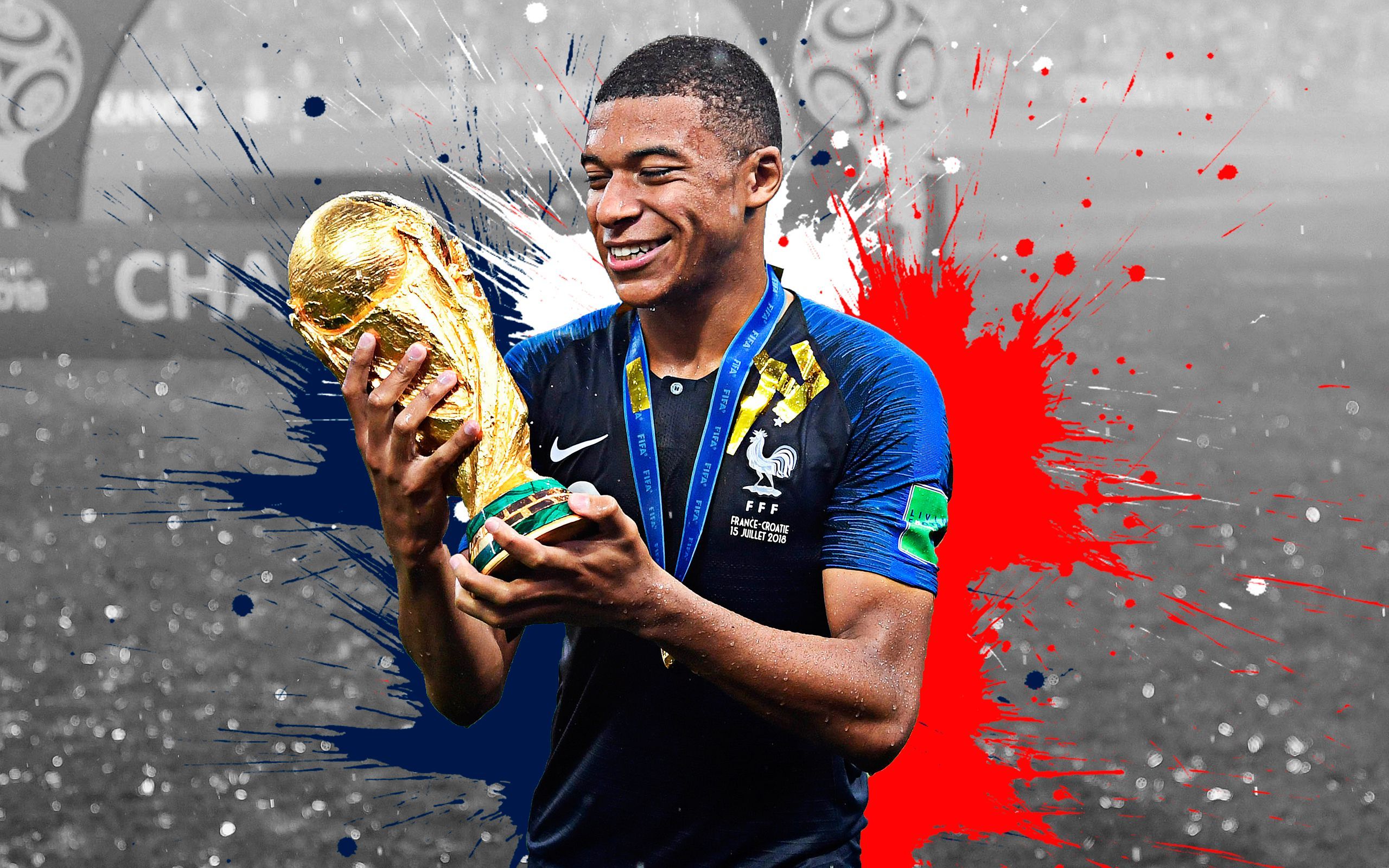 2560x1600 French Soccer Kylian Mbappé Sports