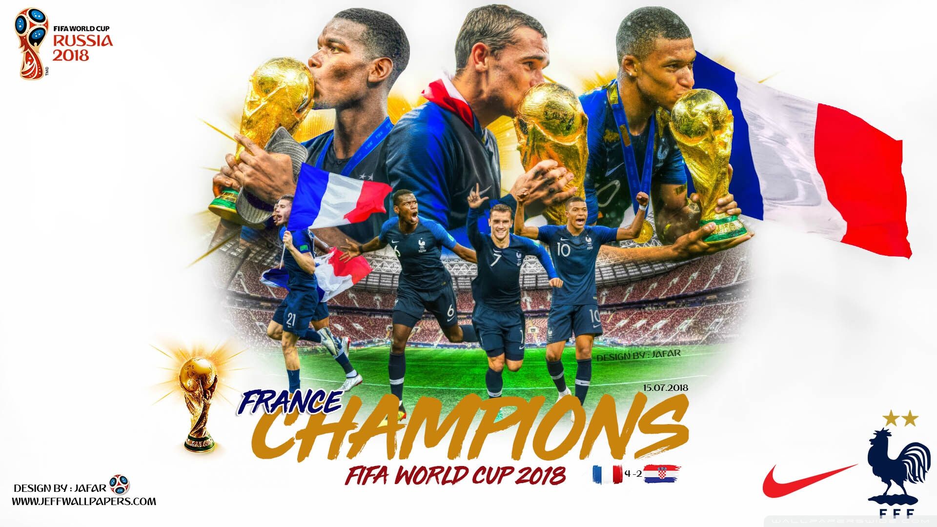 1920x1080 FRANCE CHAMPIONS FIFA WORLD CUP 2018