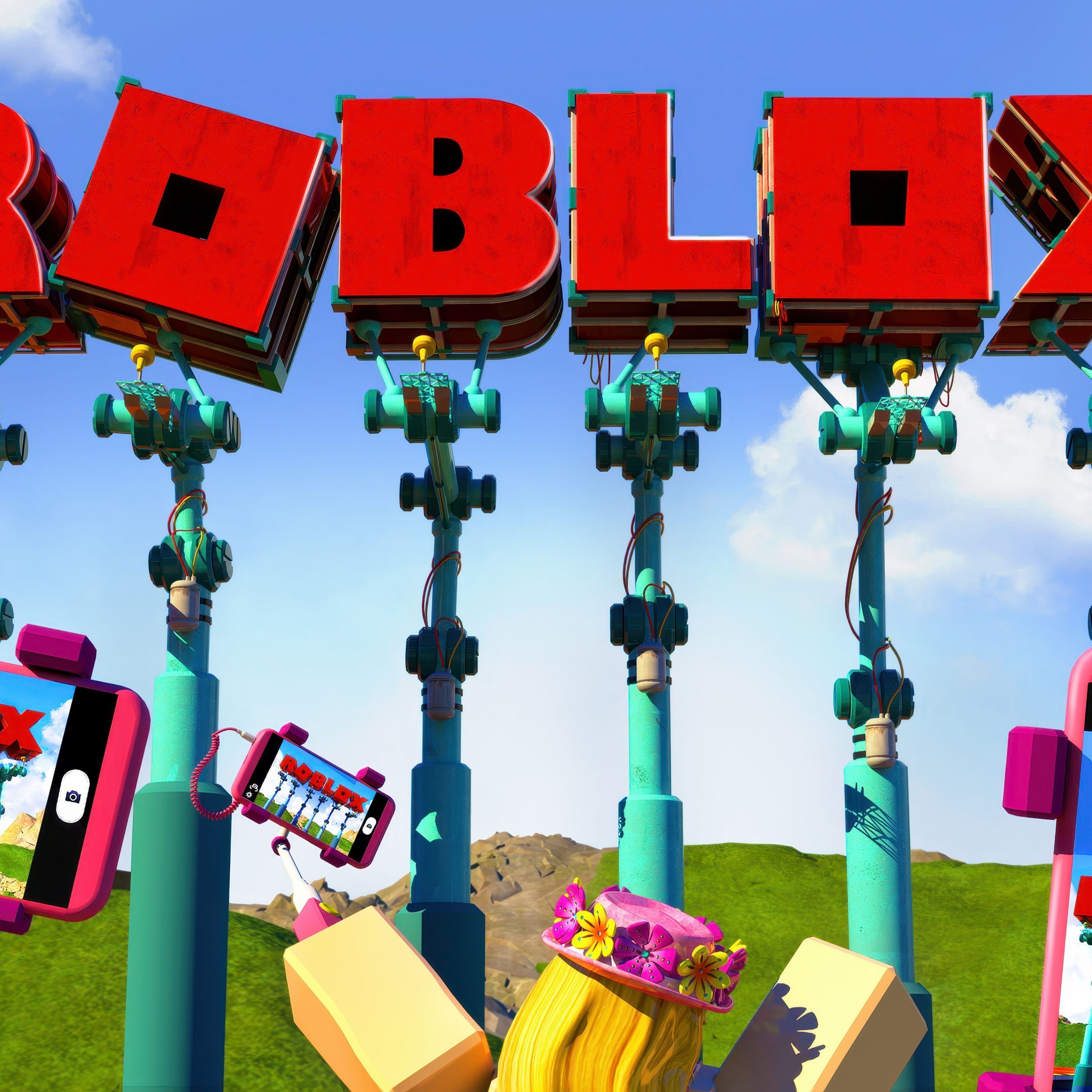 2732x2732 Roblox Wallpaper 4K, Poster, 5K, Game