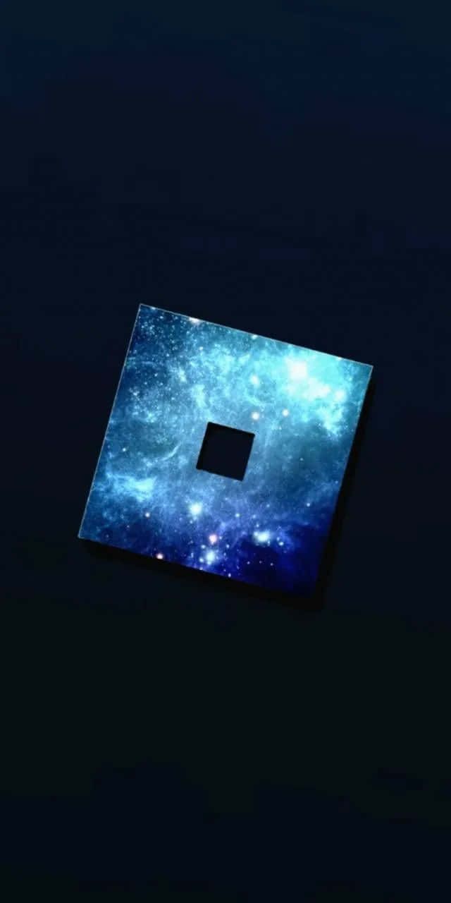 640x1280 Download Glittering Blue Roblox Logo