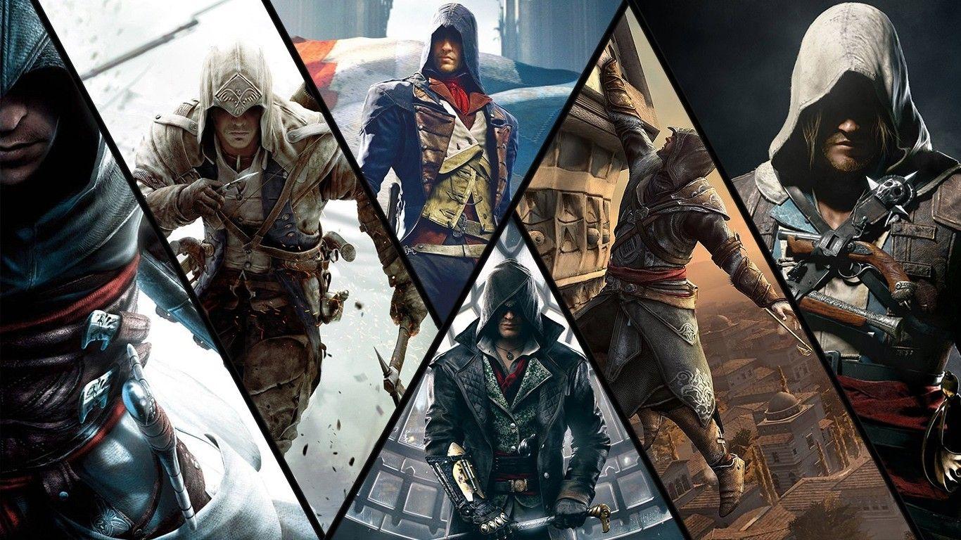 1366x768 Assassins Creed, Video Games, Ezio Auditore Da Firenze, Arno
