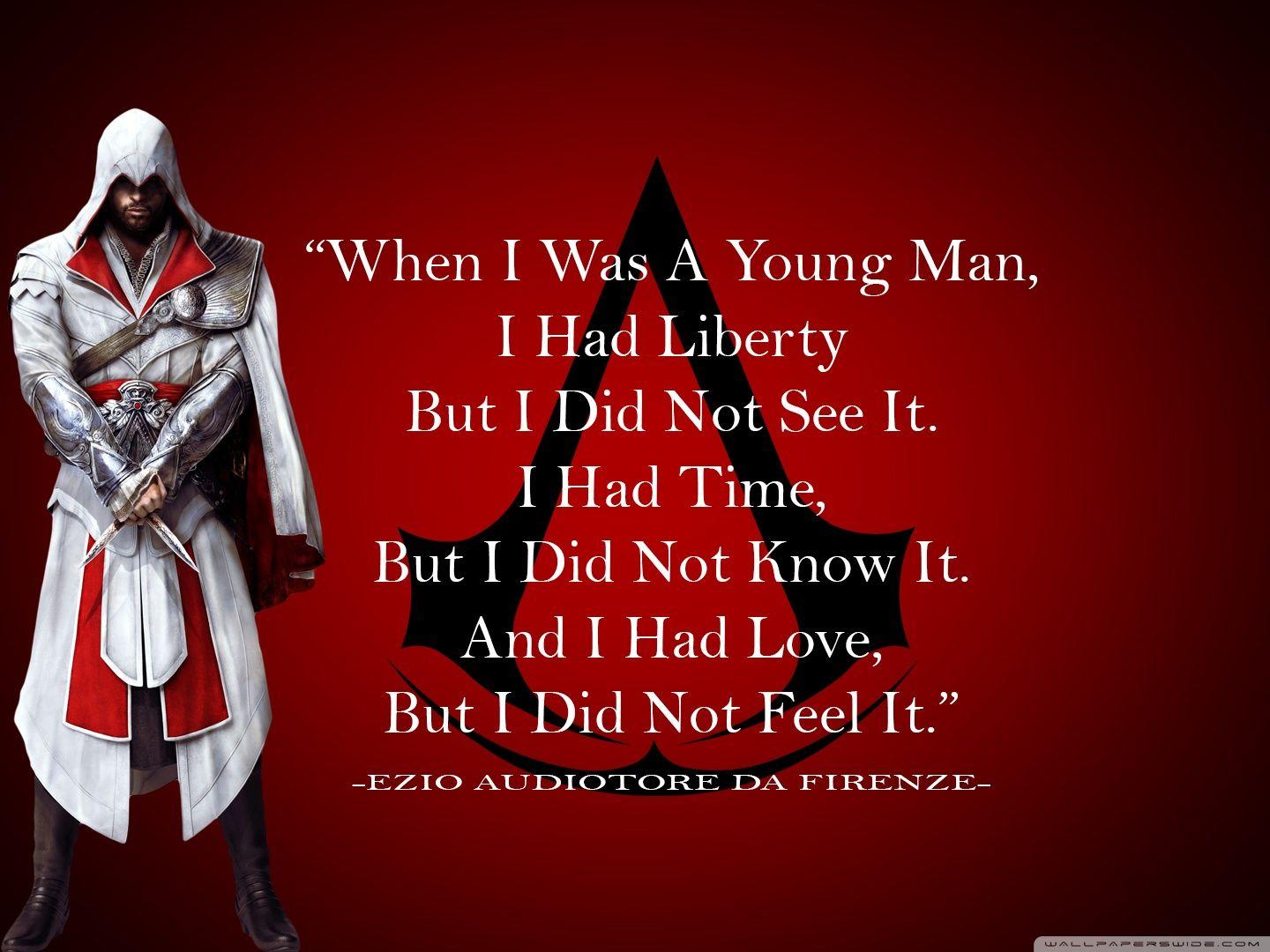1440x1080 Ezio Auditore Da Firenze Death Speech via Furkan ❤ 4K HD