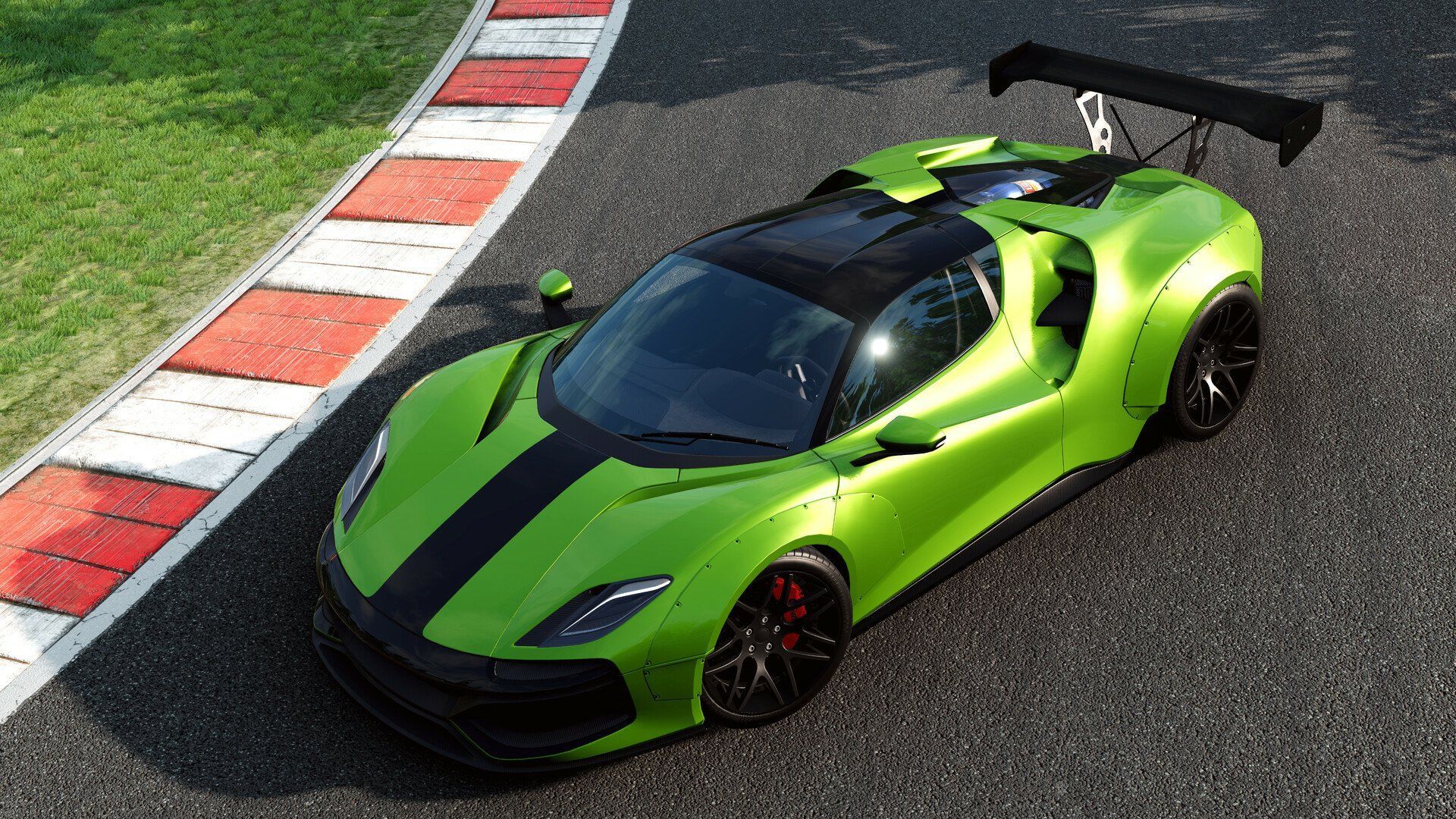 1920x1080 BeamNG.drive Green Sports Car HD Wallpaper