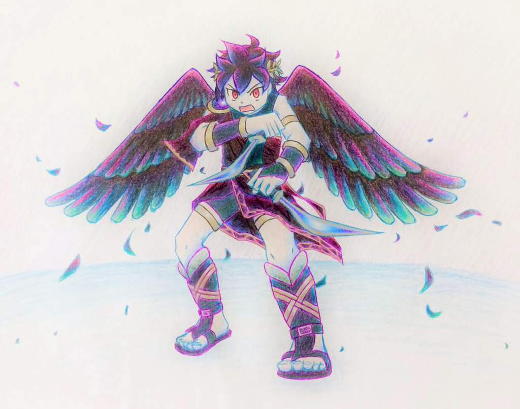 1024x805 Dark Pit (Kid Icarus fanart). Arts And OCs Amino