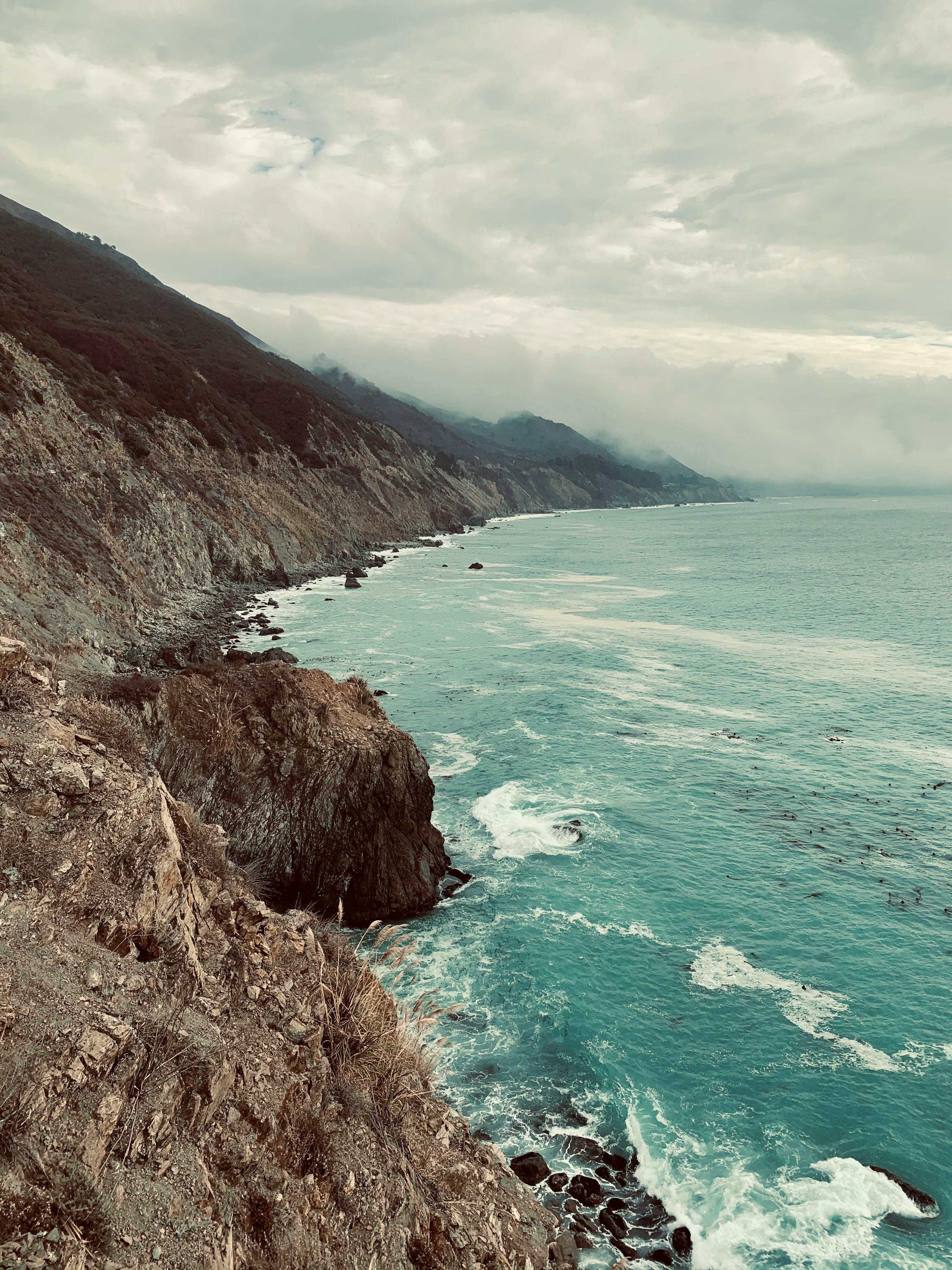 3024x4032 Seascape with Cliffs · Free