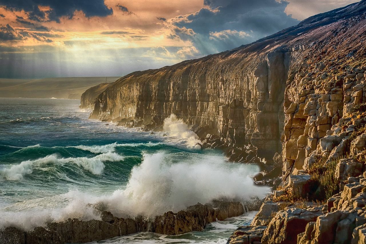 1280x853 Landscape Cliff Sea