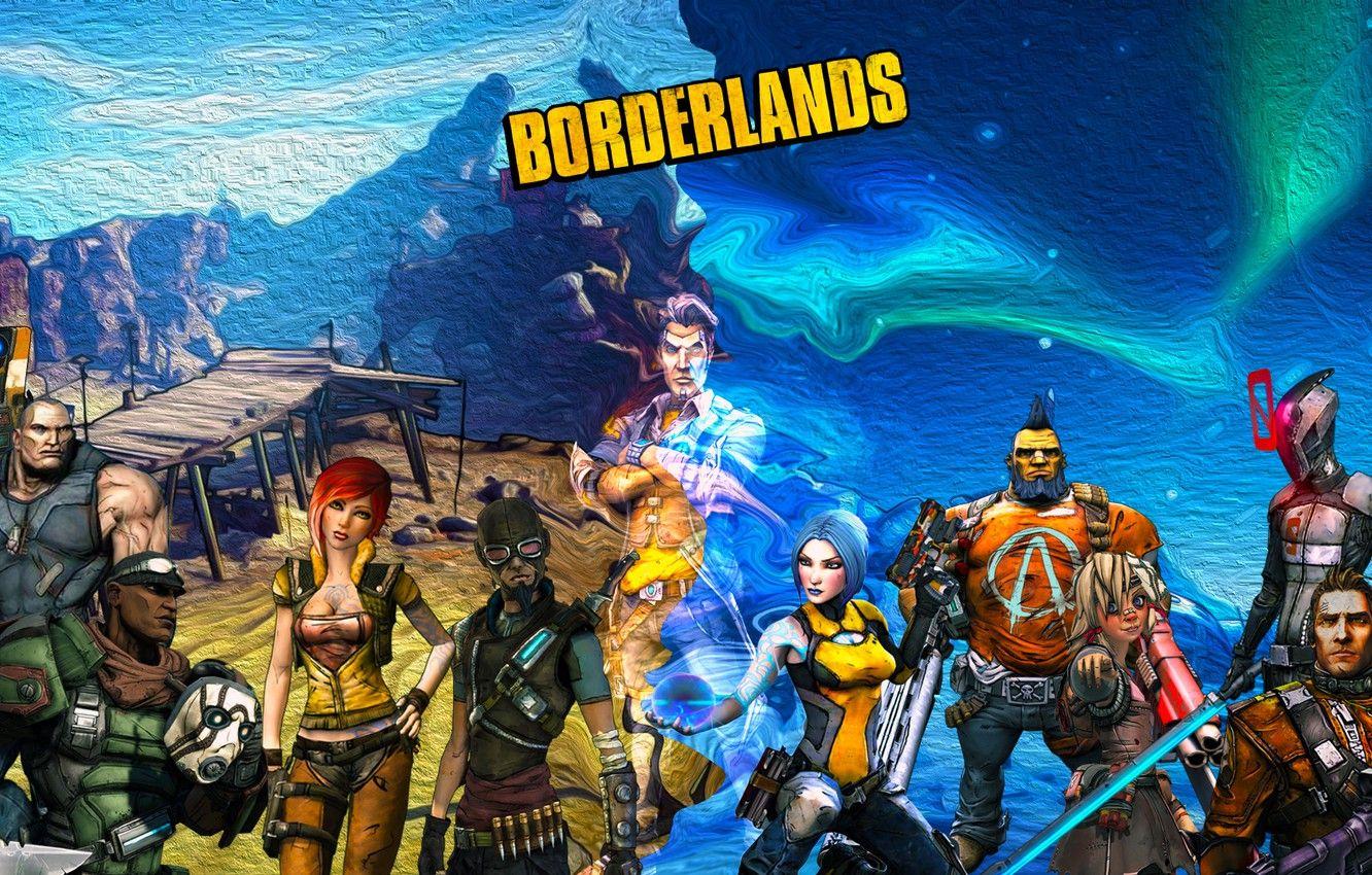 1332x850 Wallpaper landscape, pandora, salvador, maya, Borderlands, brick, zero, axton, claptrap, gaige, handsome jack, mordecai, roland, lilith image for desktop, section игры