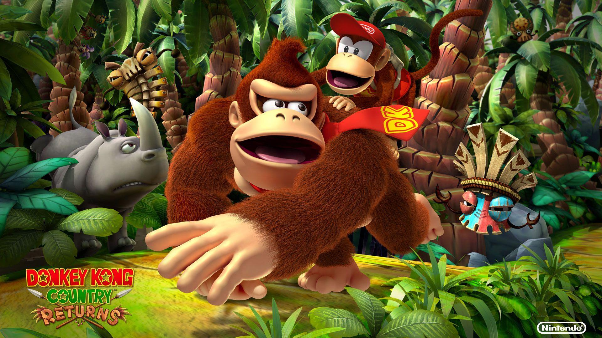 1920x1080 Donkey Kong Country Returns Wallpaper in HD
