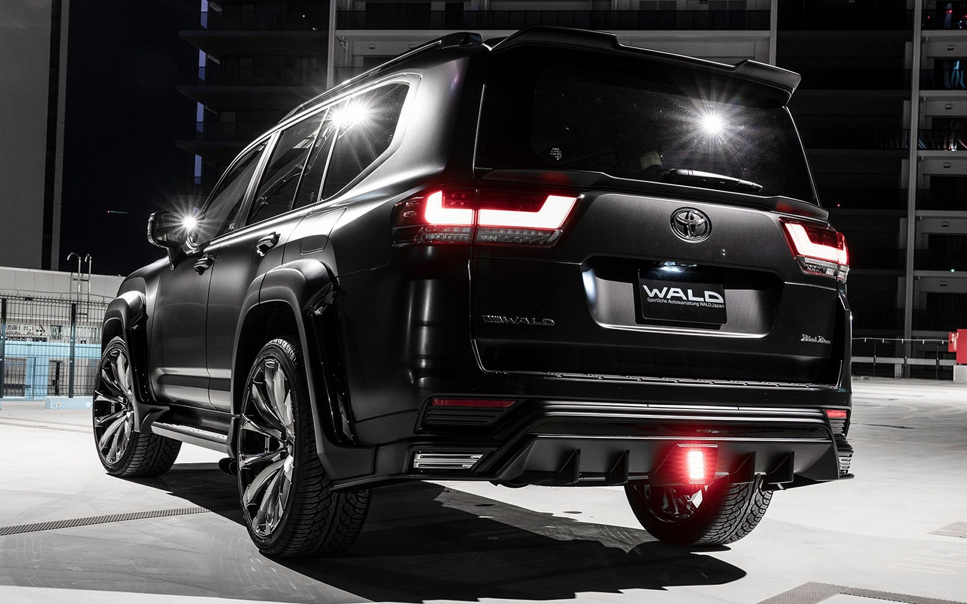 1920x1200 Wallpaper black, SUV, Toyota, Black