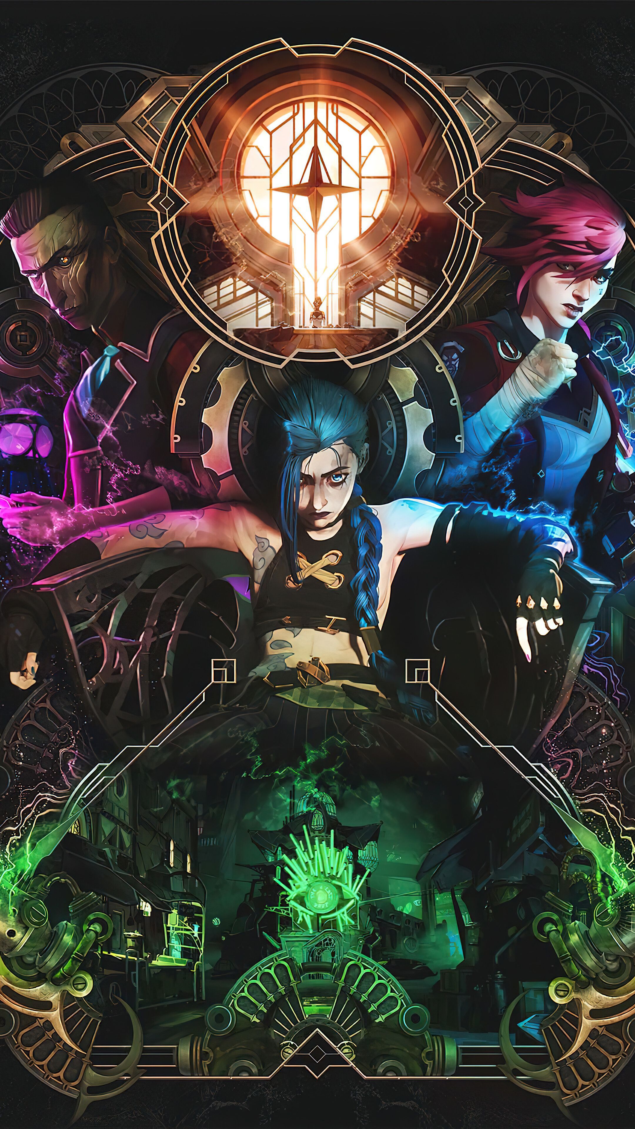 2160x3840 Arcane Netflix Series Wallpaper iPhone