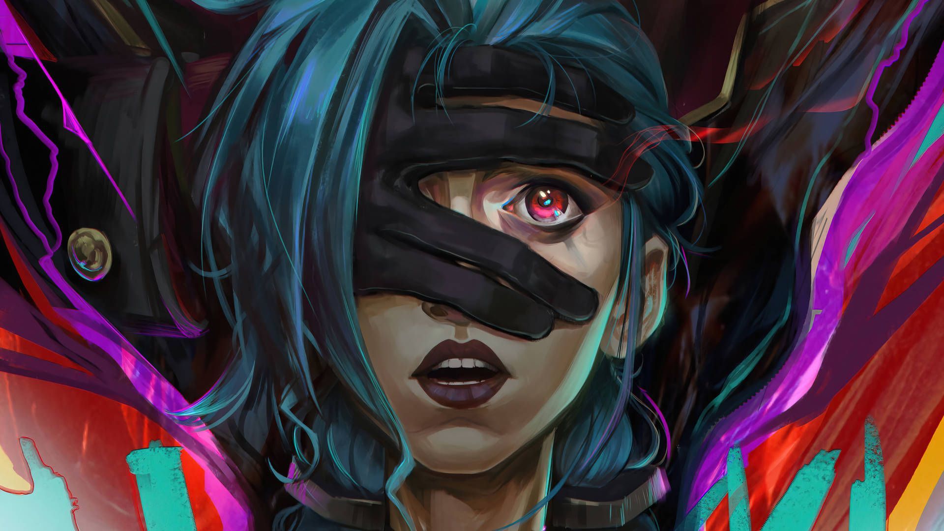 1920x1080 Jinx Arcane Silvo's Hand Peek Wallpaper