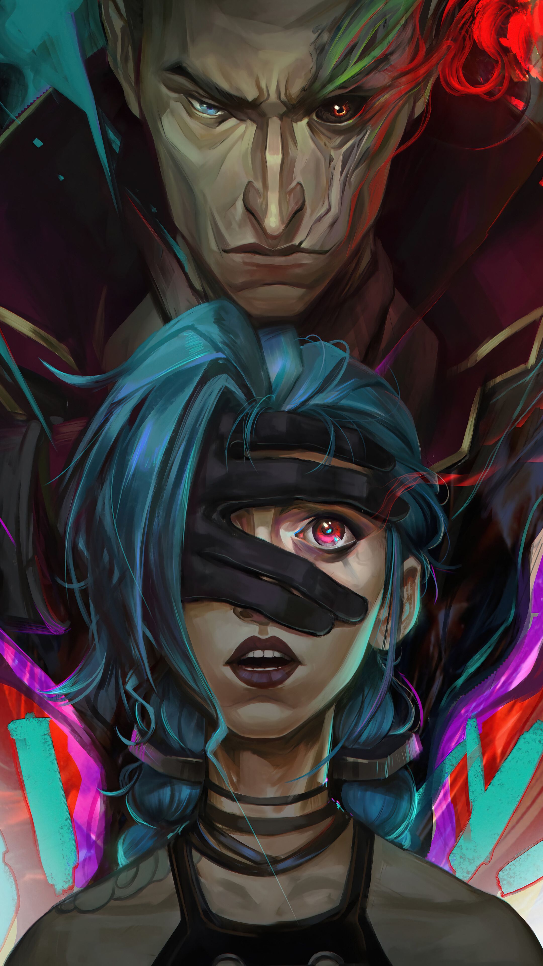 2160x3840 Jinx Arcane (Series) Wallpaper iPhone Phone 4K e