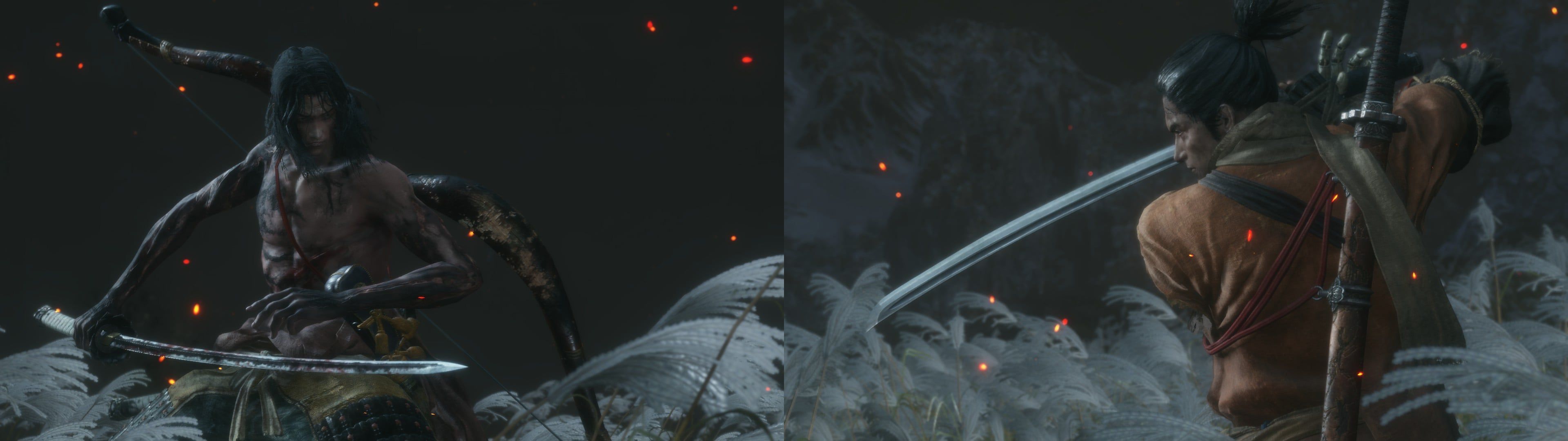 3840x1080 Dual Monitor Genichiro Sekiro Wallpaper
