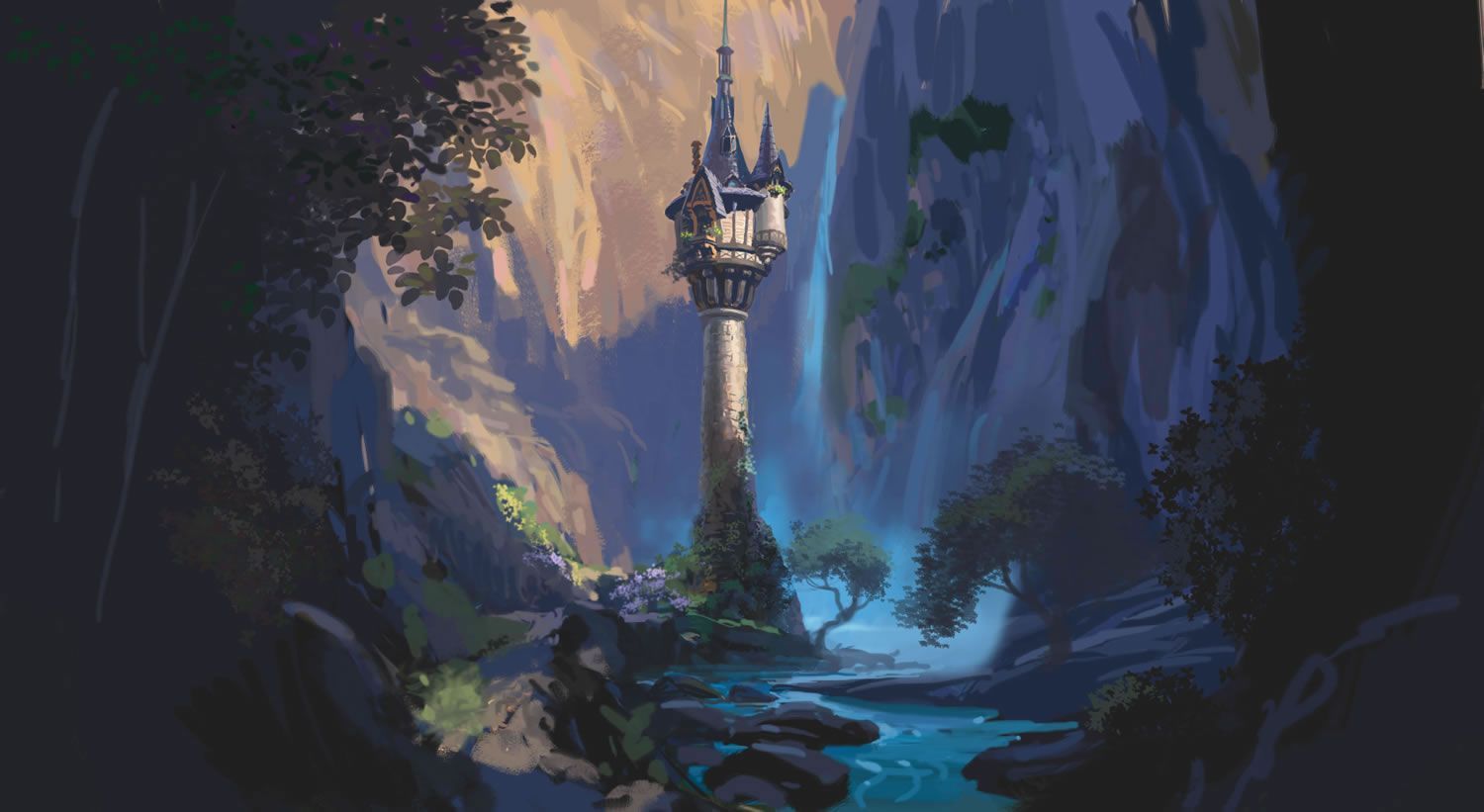1500x821 Rapunzel Tower Concept Art Tangled