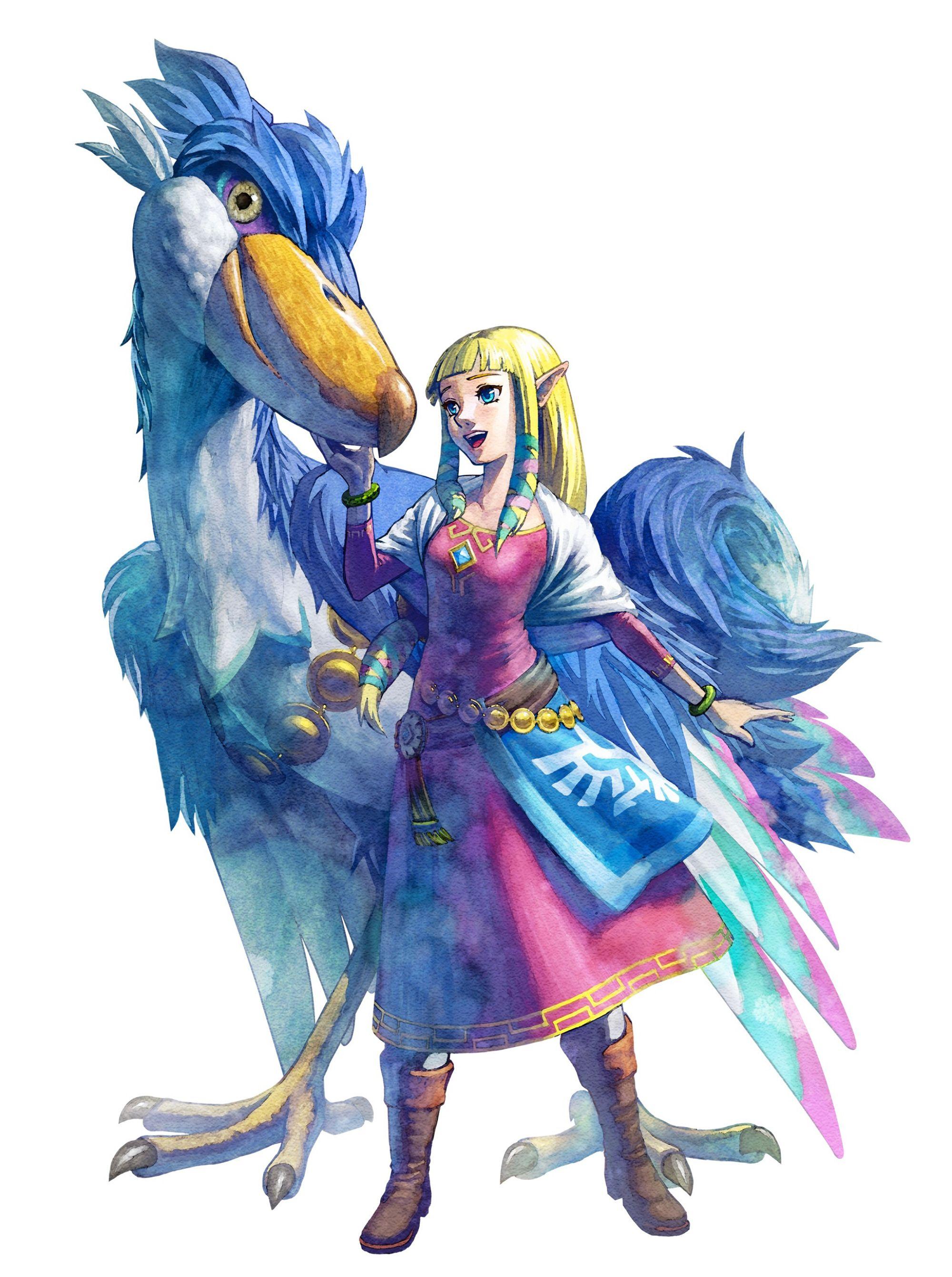 2000x2683 Zelda: Skyward Sword Wallpaper Princess Zelda Bird