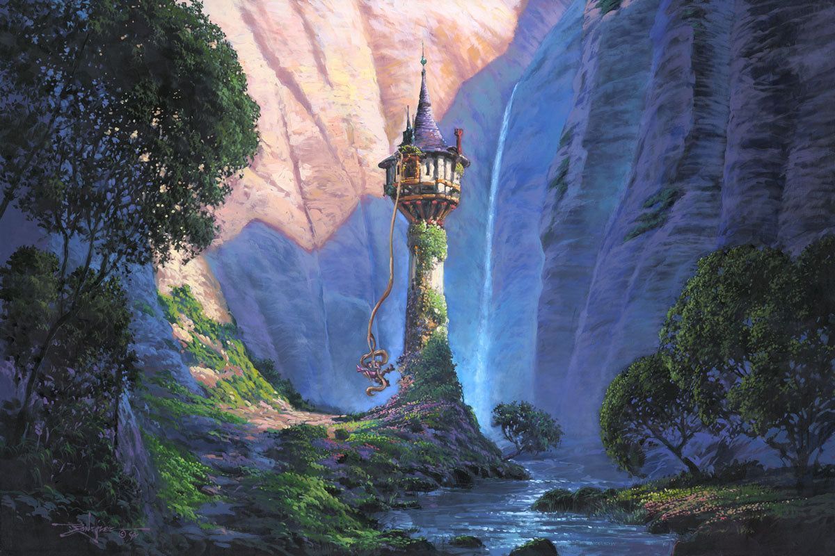 1200x800 Hair Disney Tangled Fine Art