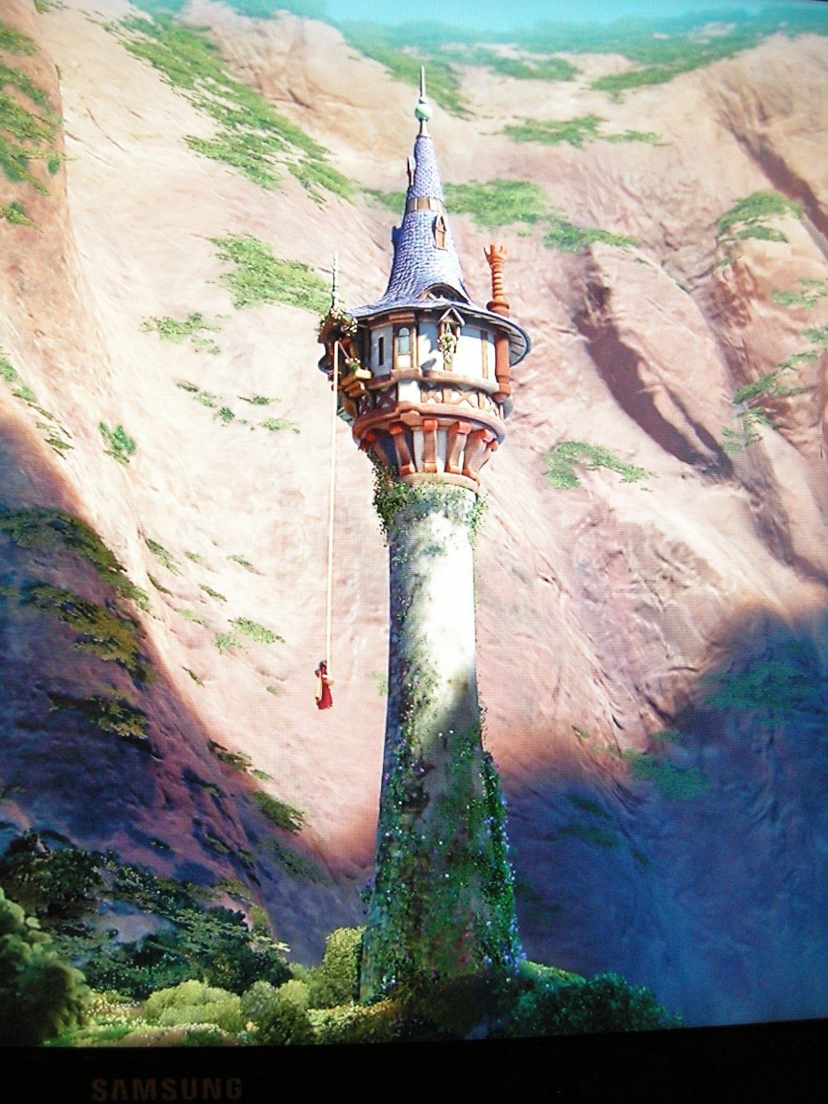 1200x1600 Tangled Rapunzel Tower Birthday Cake
