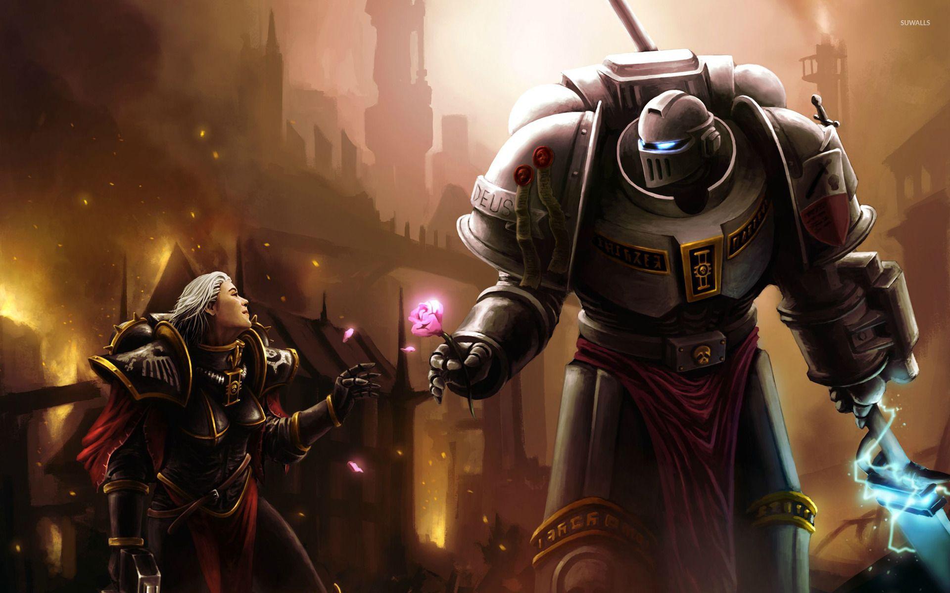 1920x1200 Black Templar Wallpaper