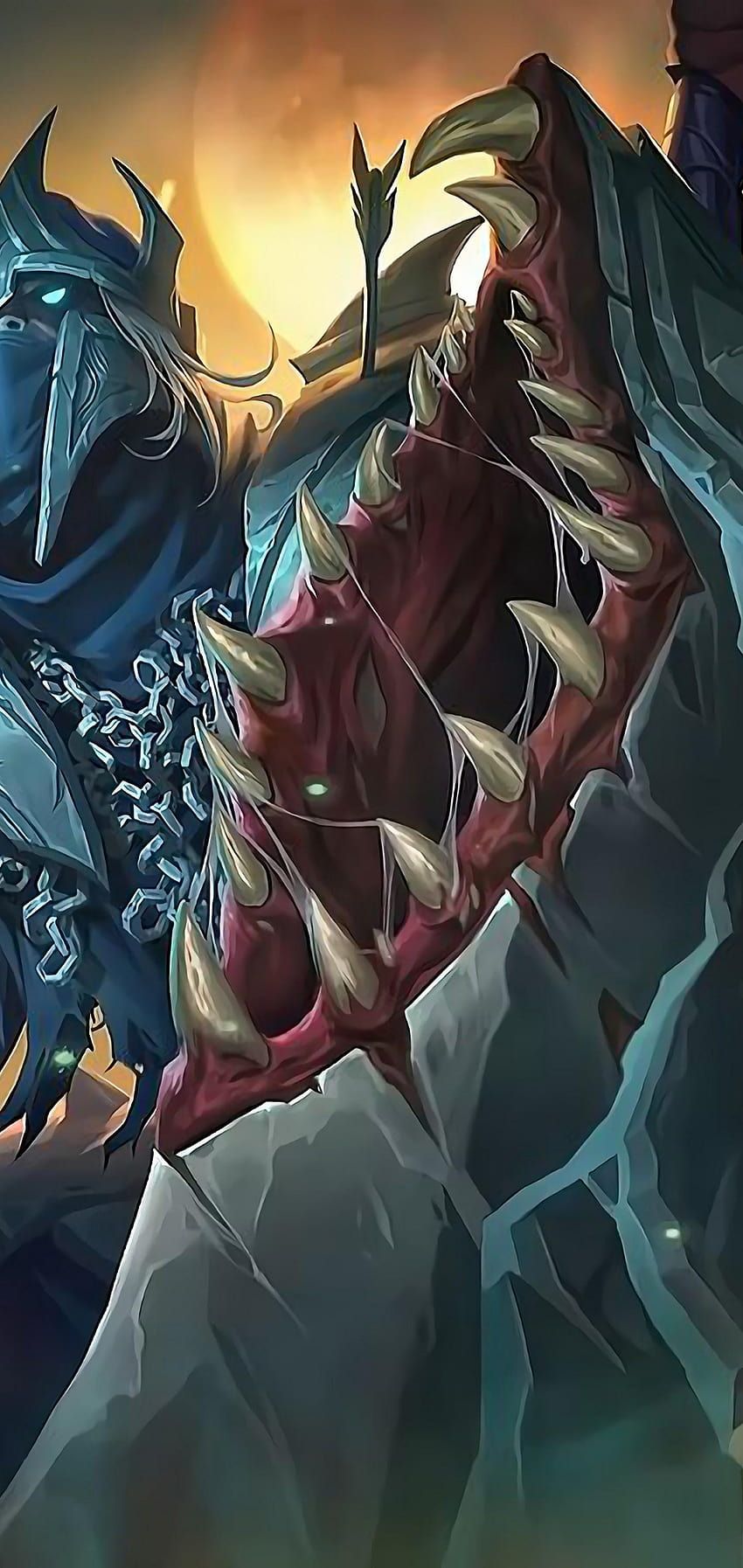 850x1794 Hanzo Undead King Mobile Legends, hanzo