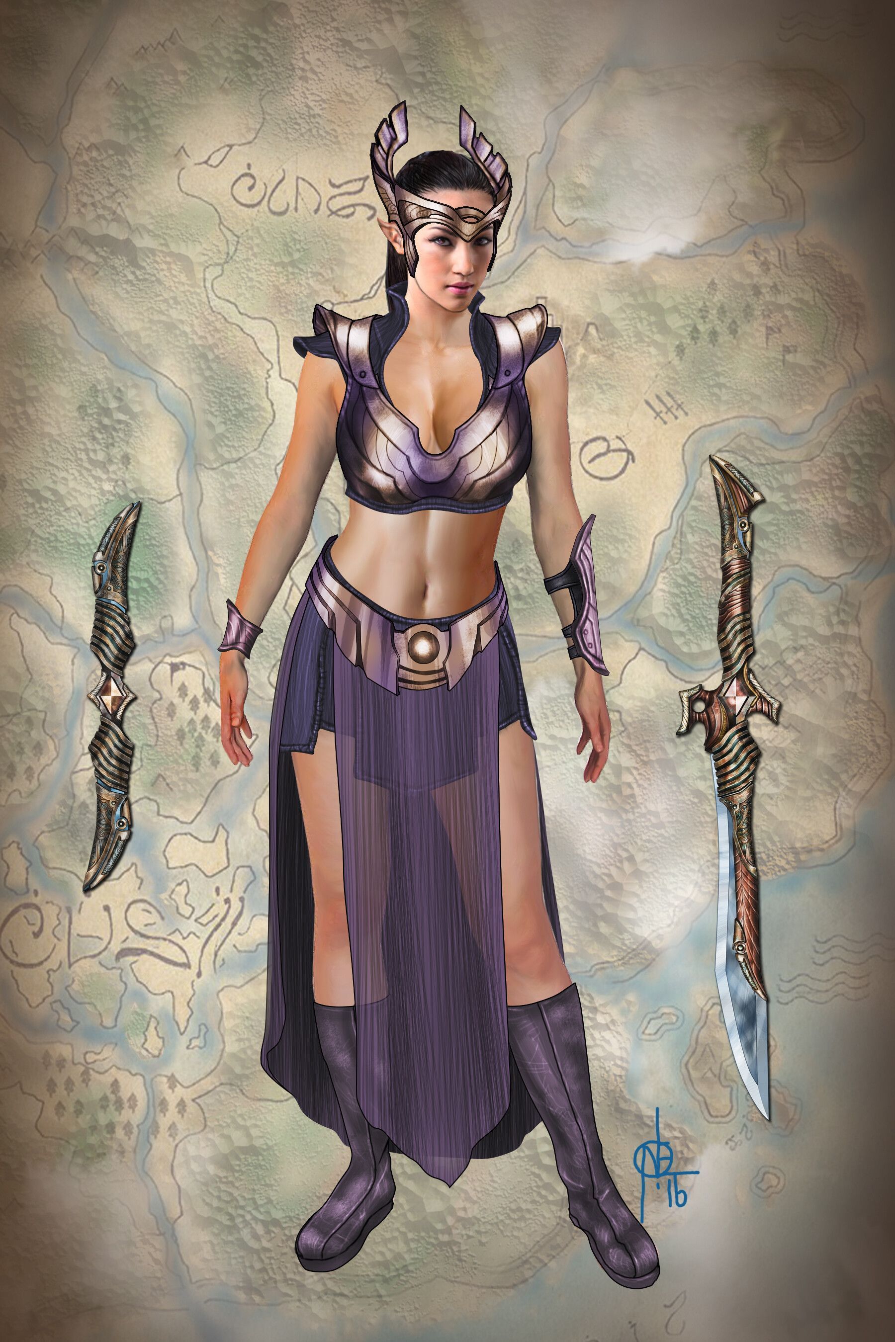 1800x2700 Character Design