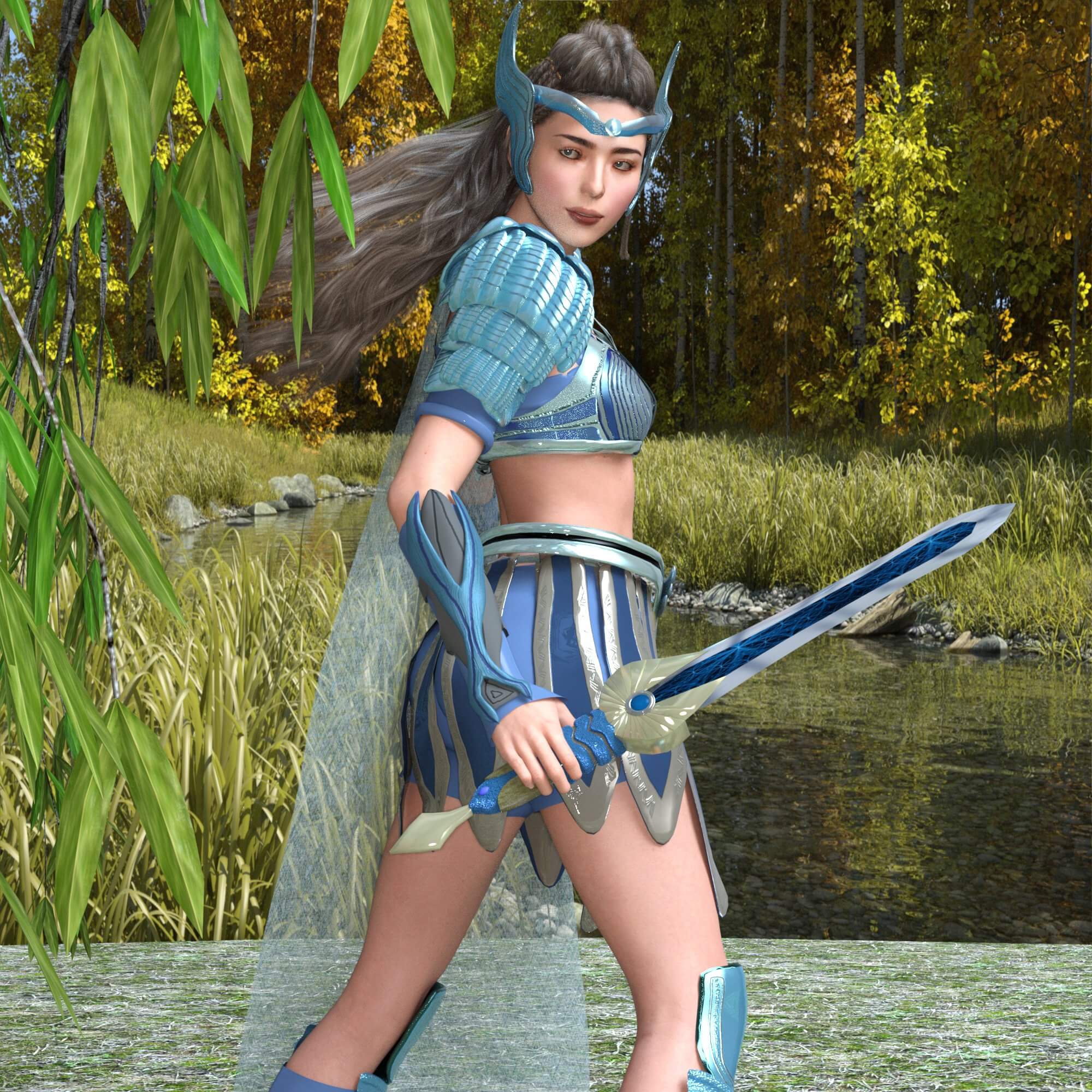 2000x2000 Amihan Encantadia 3D Render, Digital