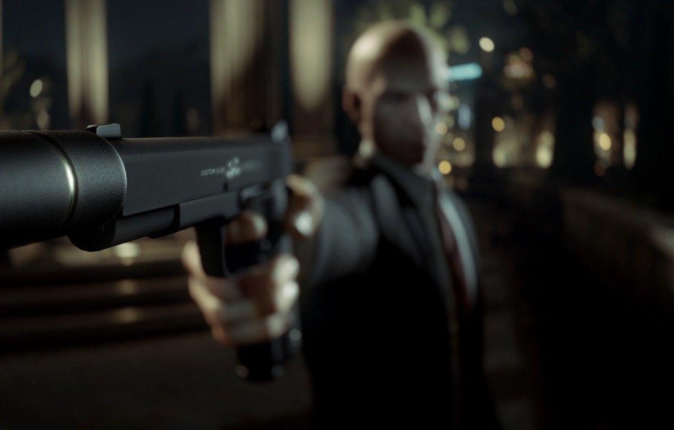 1332x850 Wallpaper gun, Hitman, killer, killer, Square Enix, killer
