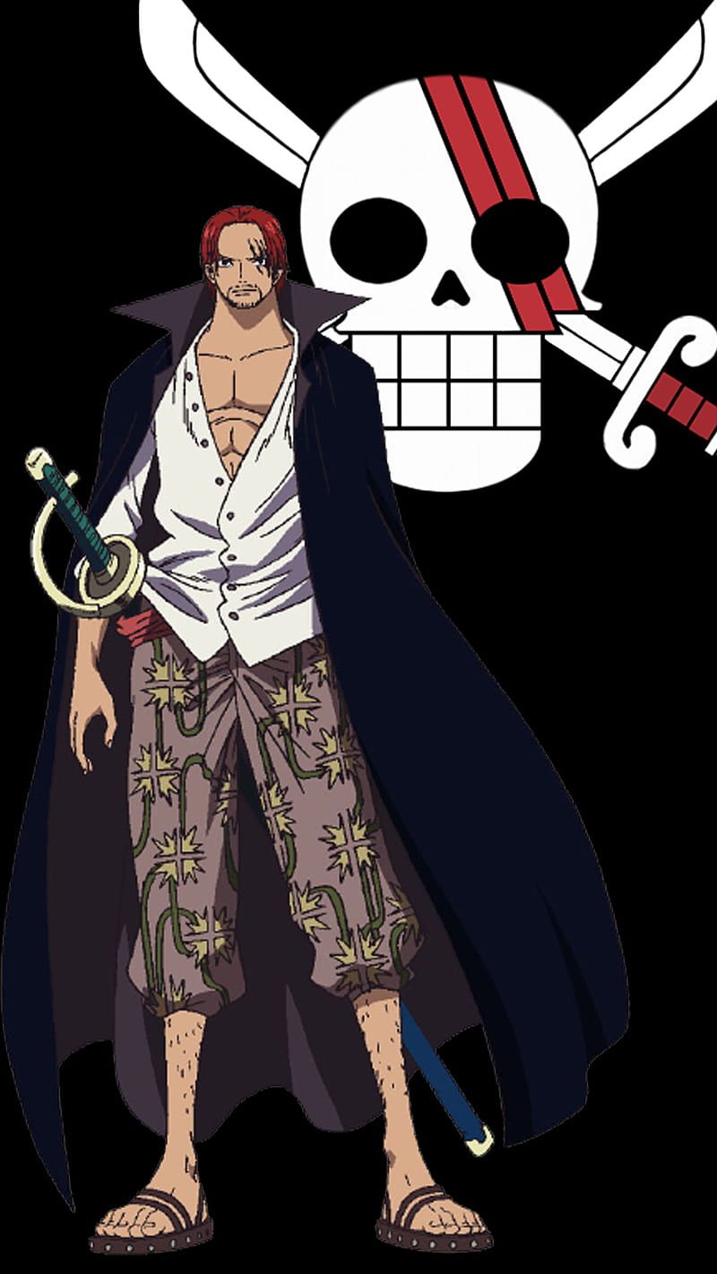 800x1422 Shanks, one piece, red hair shanks, HD phone wallpaper