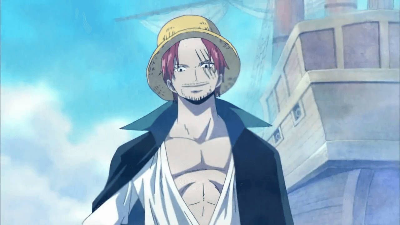 1280x720 Smiling Shanks One Piece Wallpaper