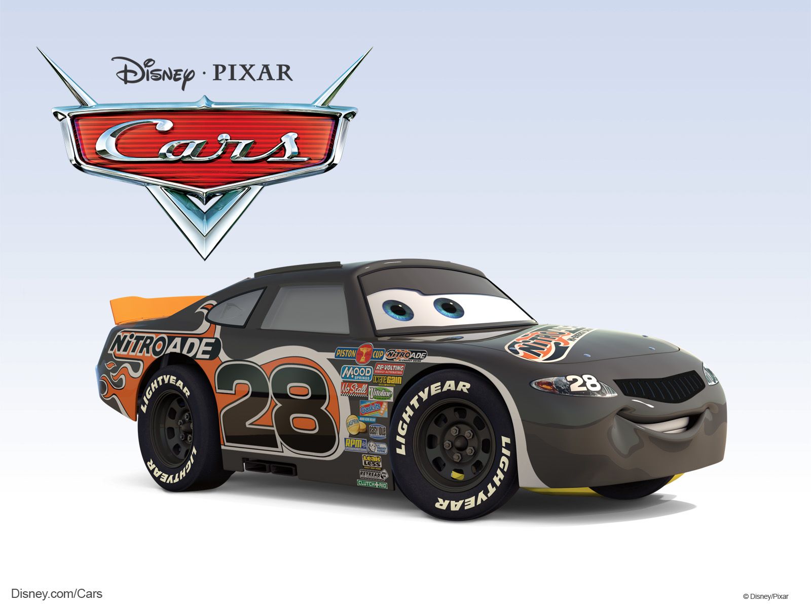 1600x1200 Aiken Axler Race Car From Disney Pixar
