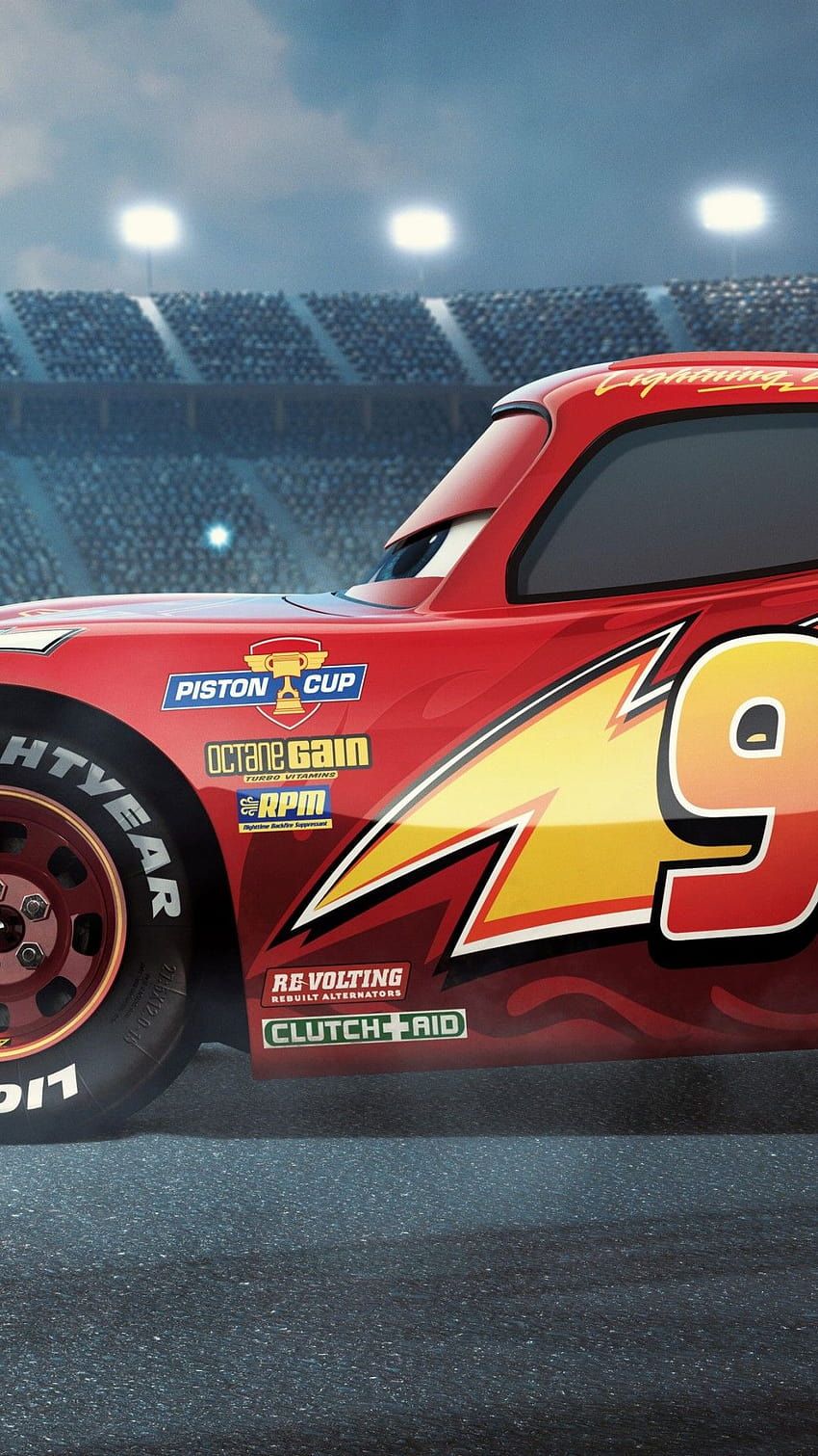850x1511 Cars Lightning McQueen, poster