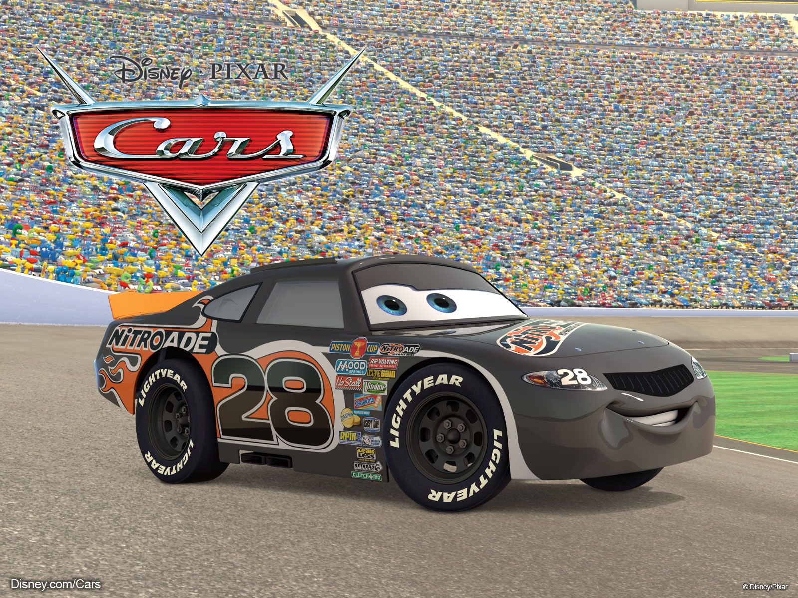1600x1200 Aiken Axler Race Car from Pixar Cars