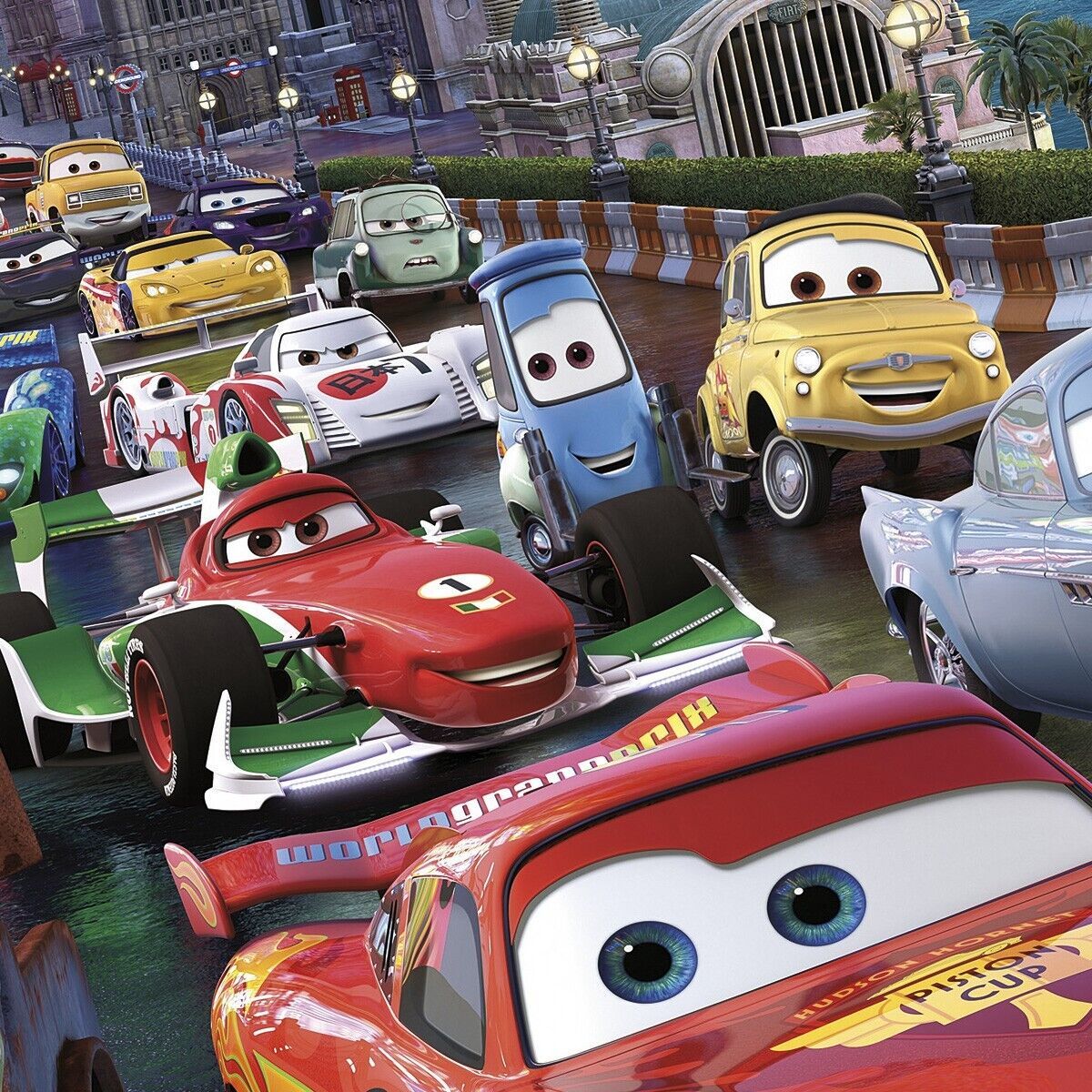 1200x1200 Boys wallpaper Disney cars wall mural