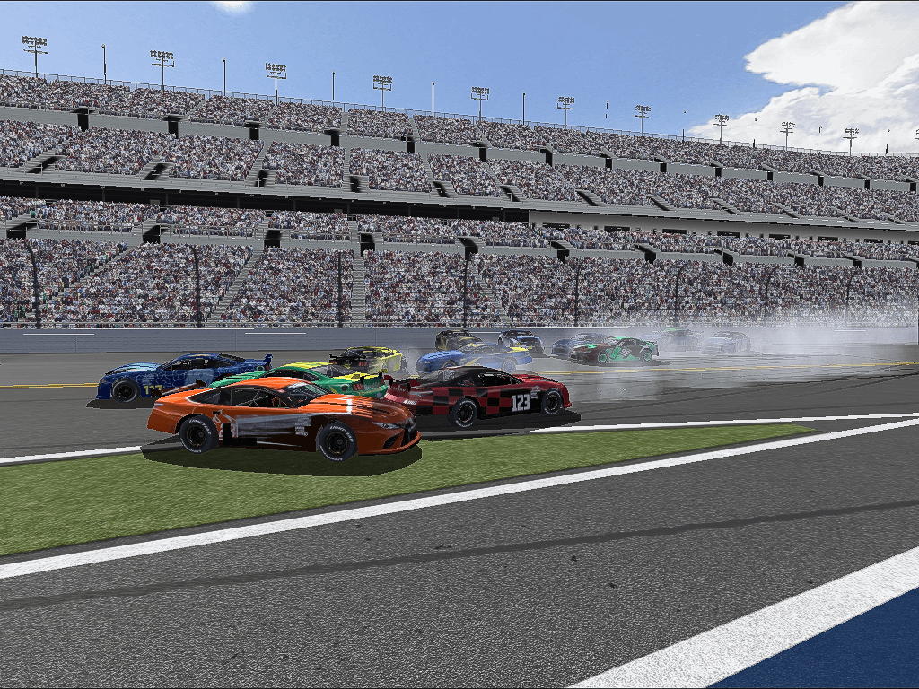 1024x768 Piston Cup 2019 Florida 500 Crashes